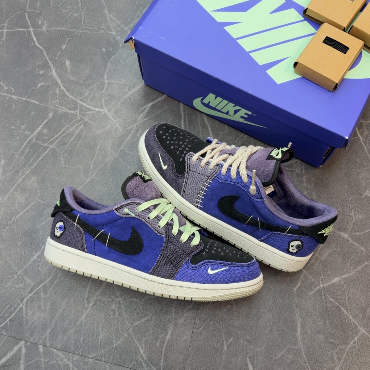 Jordan 1 Retro Low OG Zion Williamson Voodoo Alternate (Size 8) (Lightly Worn)