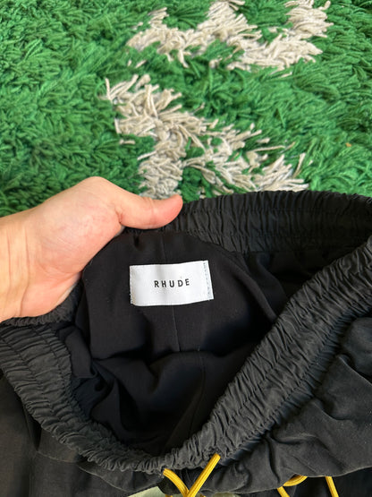 Rhude Yacht Logo Shorts “Black/Khaki”