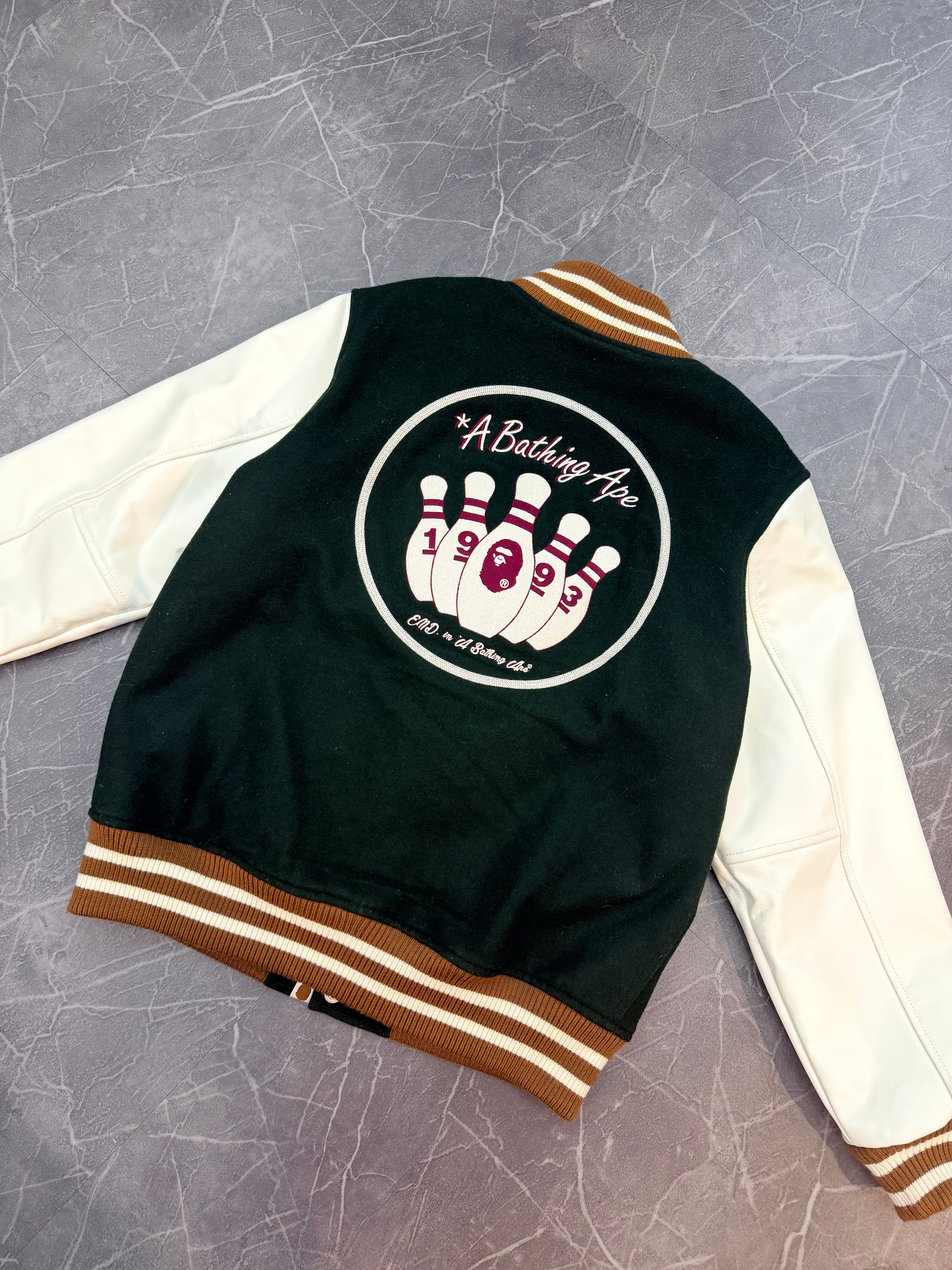 BAPE x END Varsity Jacket