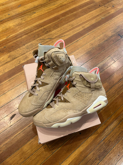 Travis Scott Jordan 6 “British Khaki”