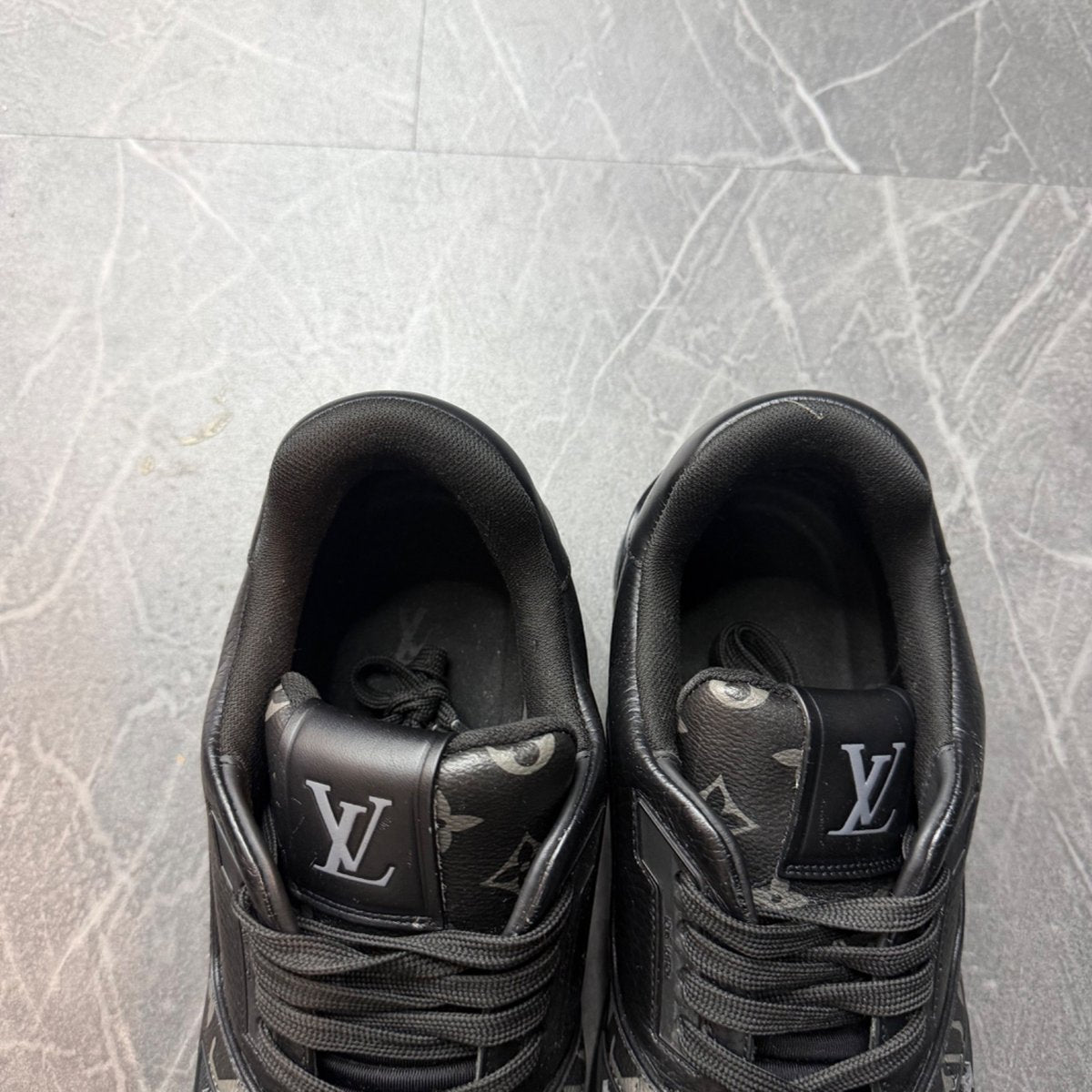 Louis Vuitton LV Trainer Black Grey - Image 3