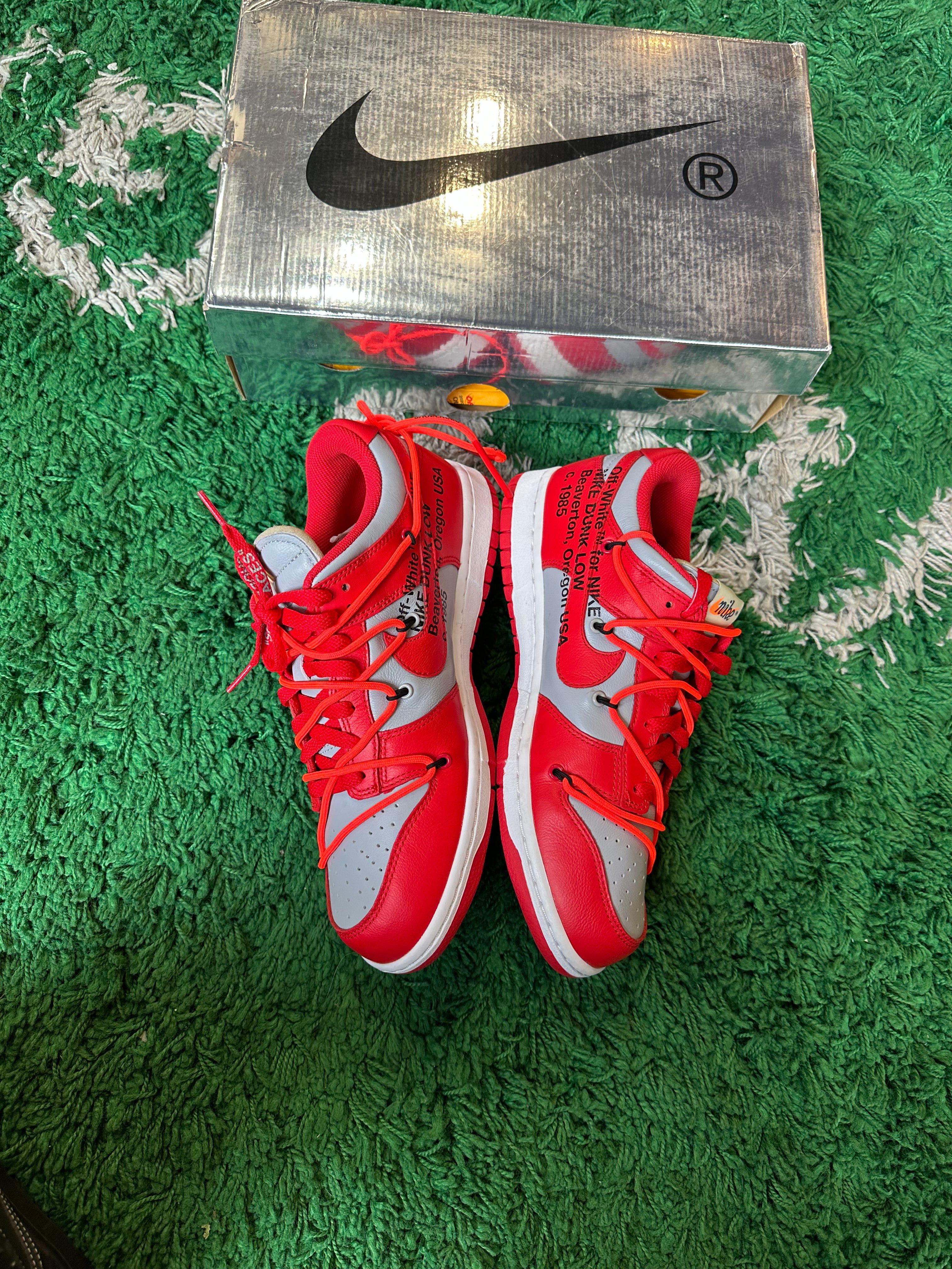 Nike Dunk Low x Off-White “University Red”