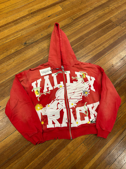 Vale Forever Garden Zip Up “Red”