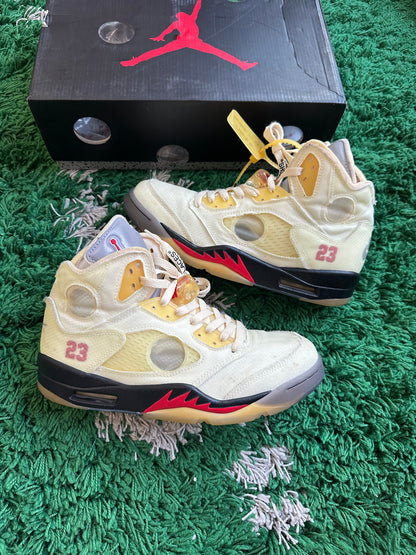 Jordan 5 Off White “Sail”