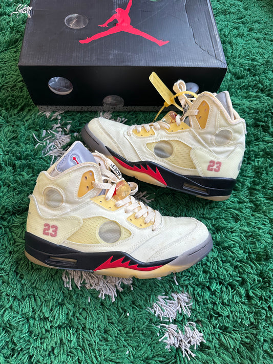 Jordan 5 Off White “Sail”