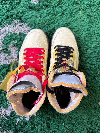 OFF-White Jordan 5 “Sail”