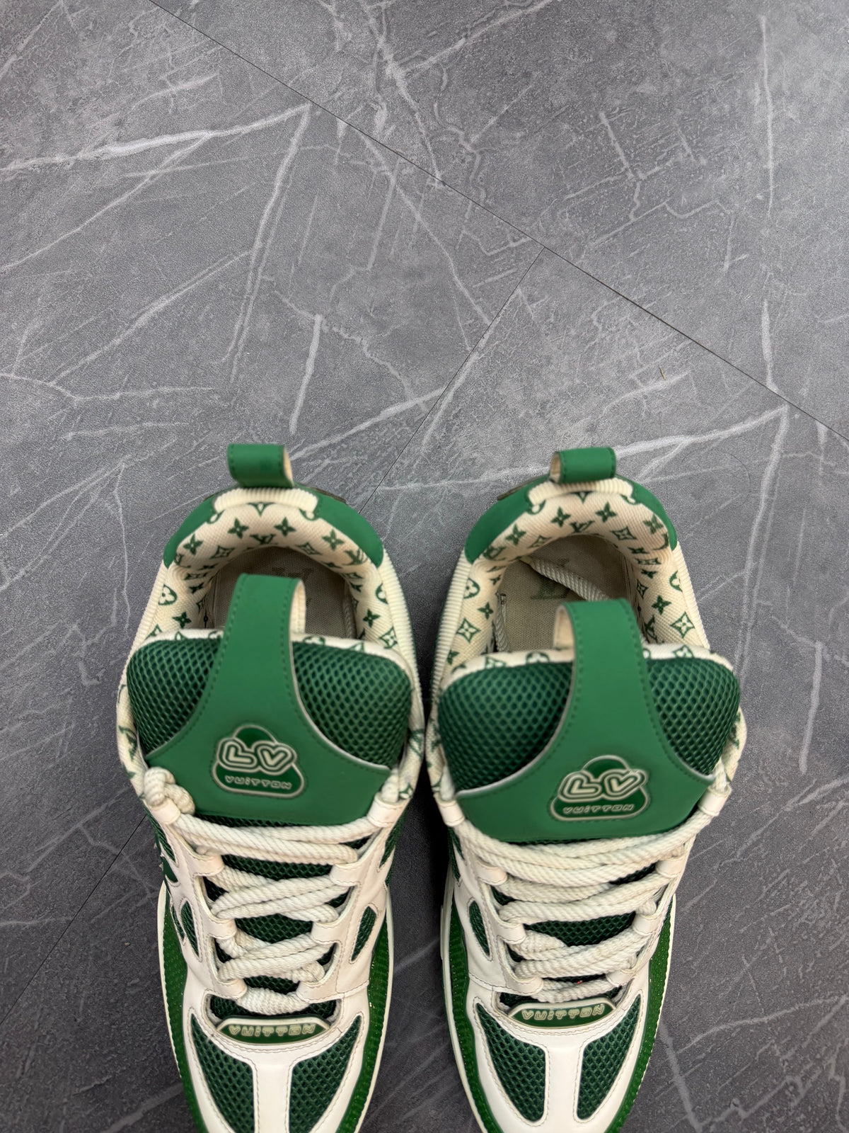 Louis Vuitton LV Skate Sneaker Green White