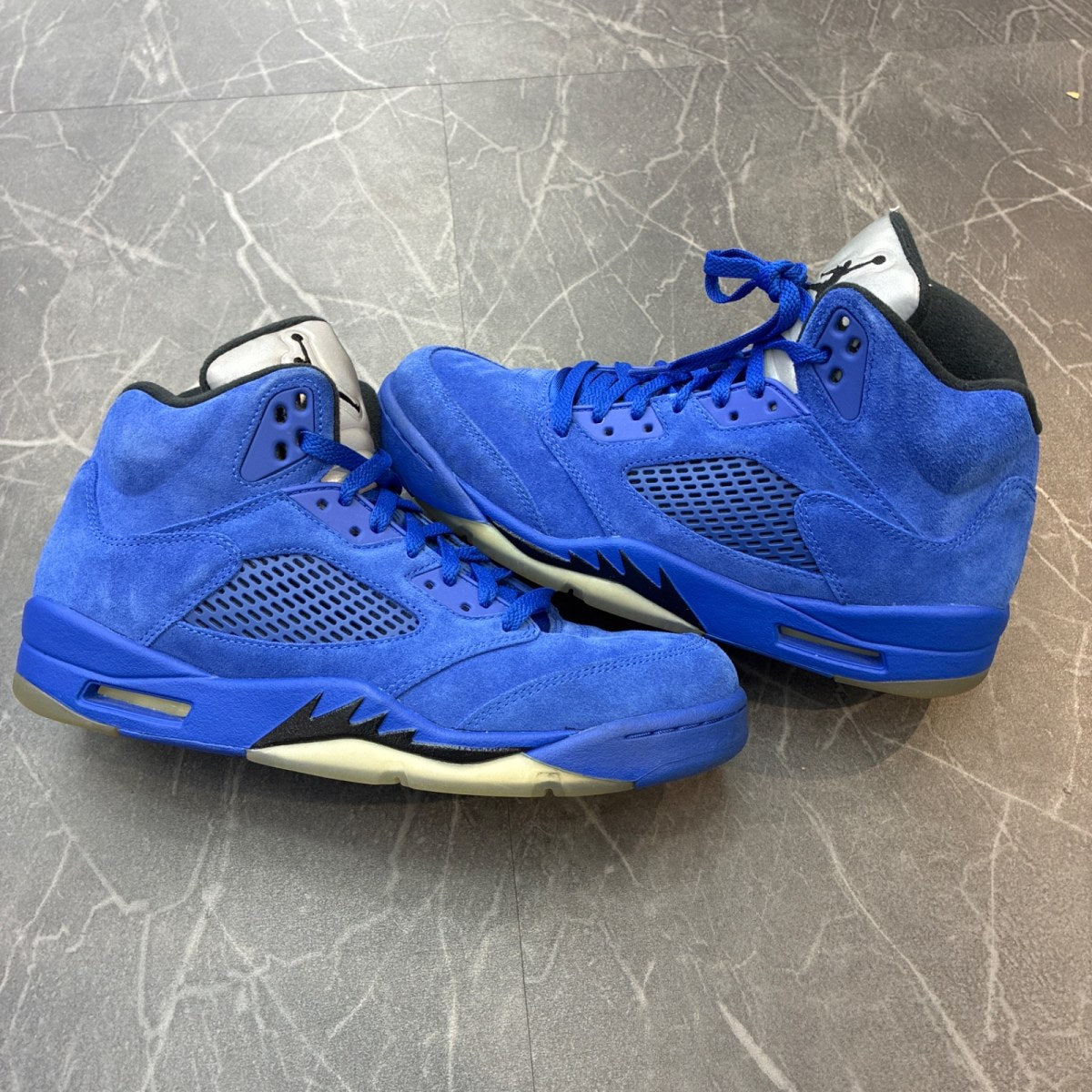 Jordan 5 Retro Blue Suede - Image 1