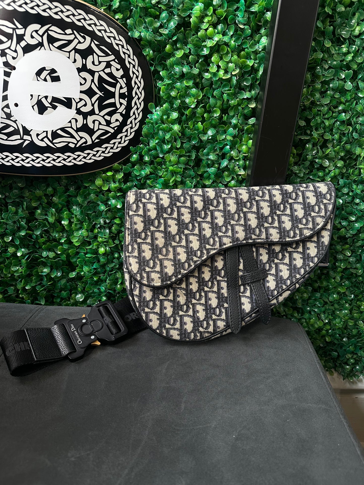 Dior Saddle Bag Oblique Jacquard