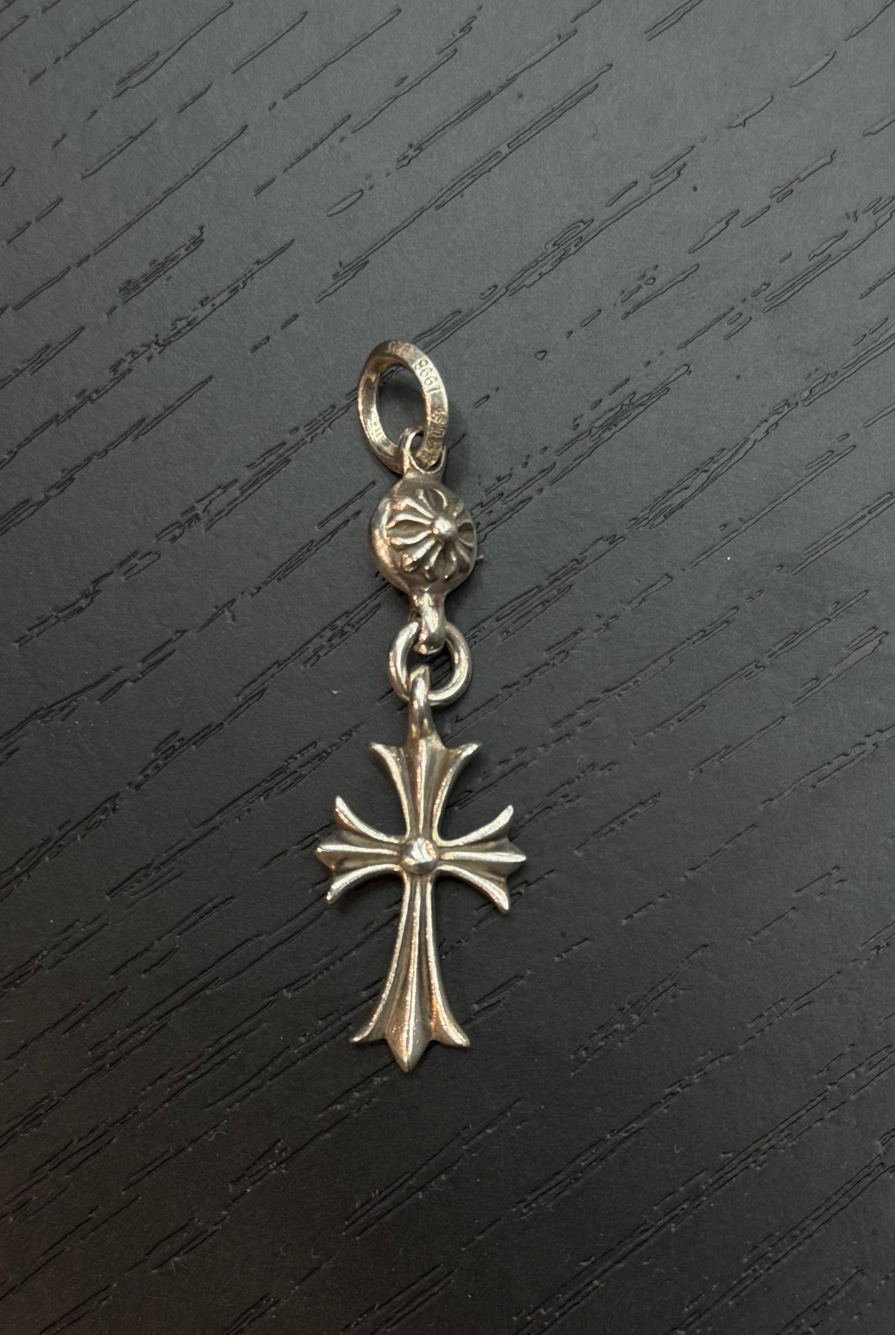 Chrome Hearts Tiny Cross Ball Pendant “Silver”