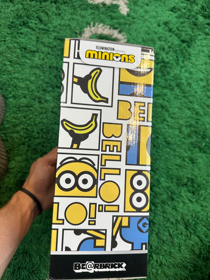 Bearbrick 100% And 400% “Dave The Minion”