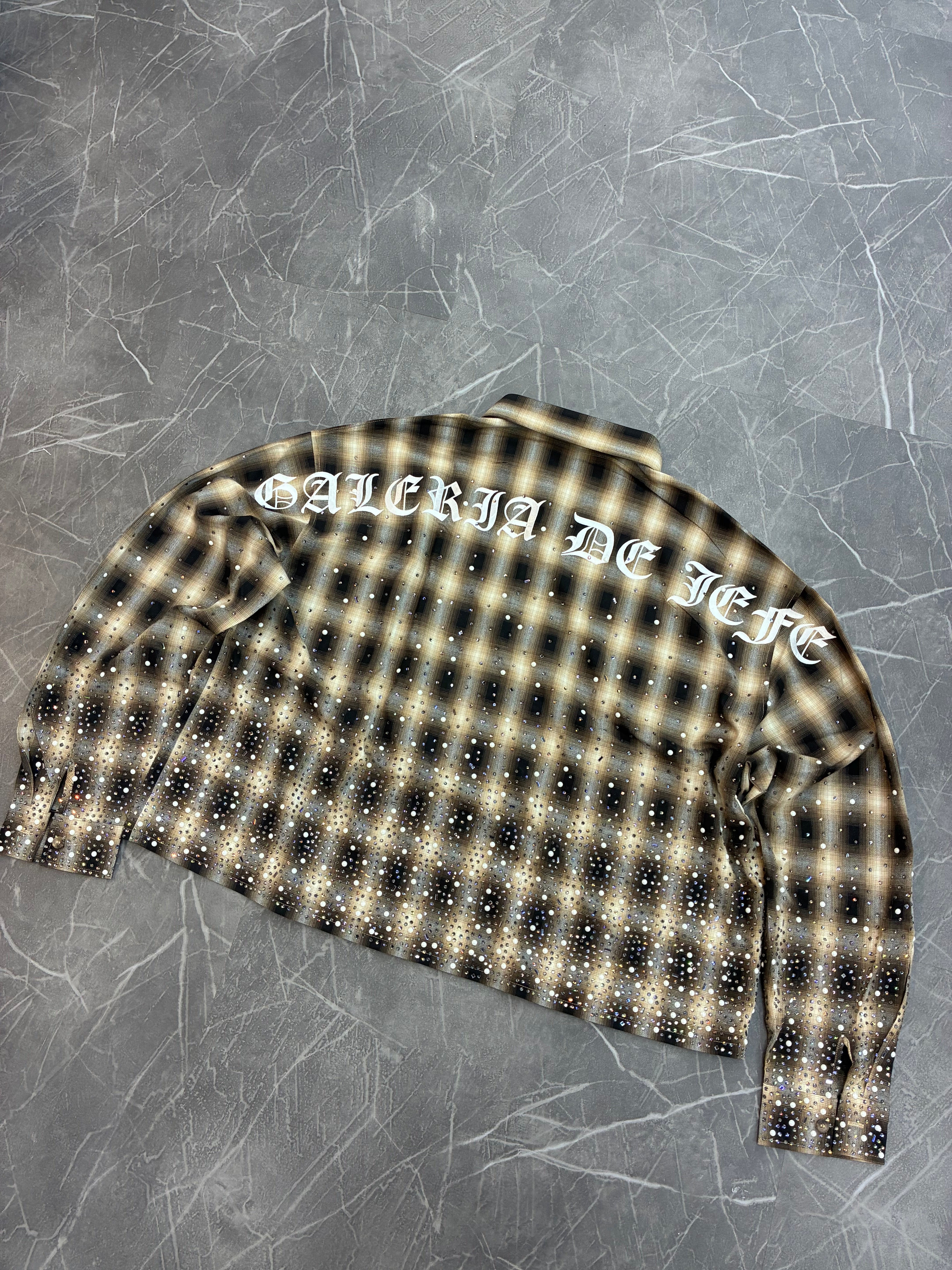 Jefe Studios Crystal Perla Flannel “Brown”