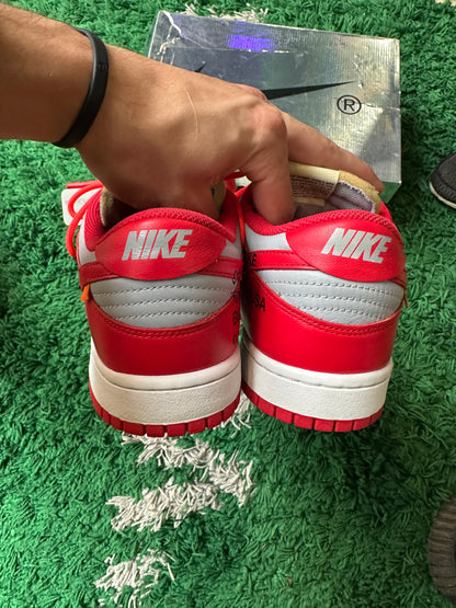 Nike Dunk Low Off White “University Red”