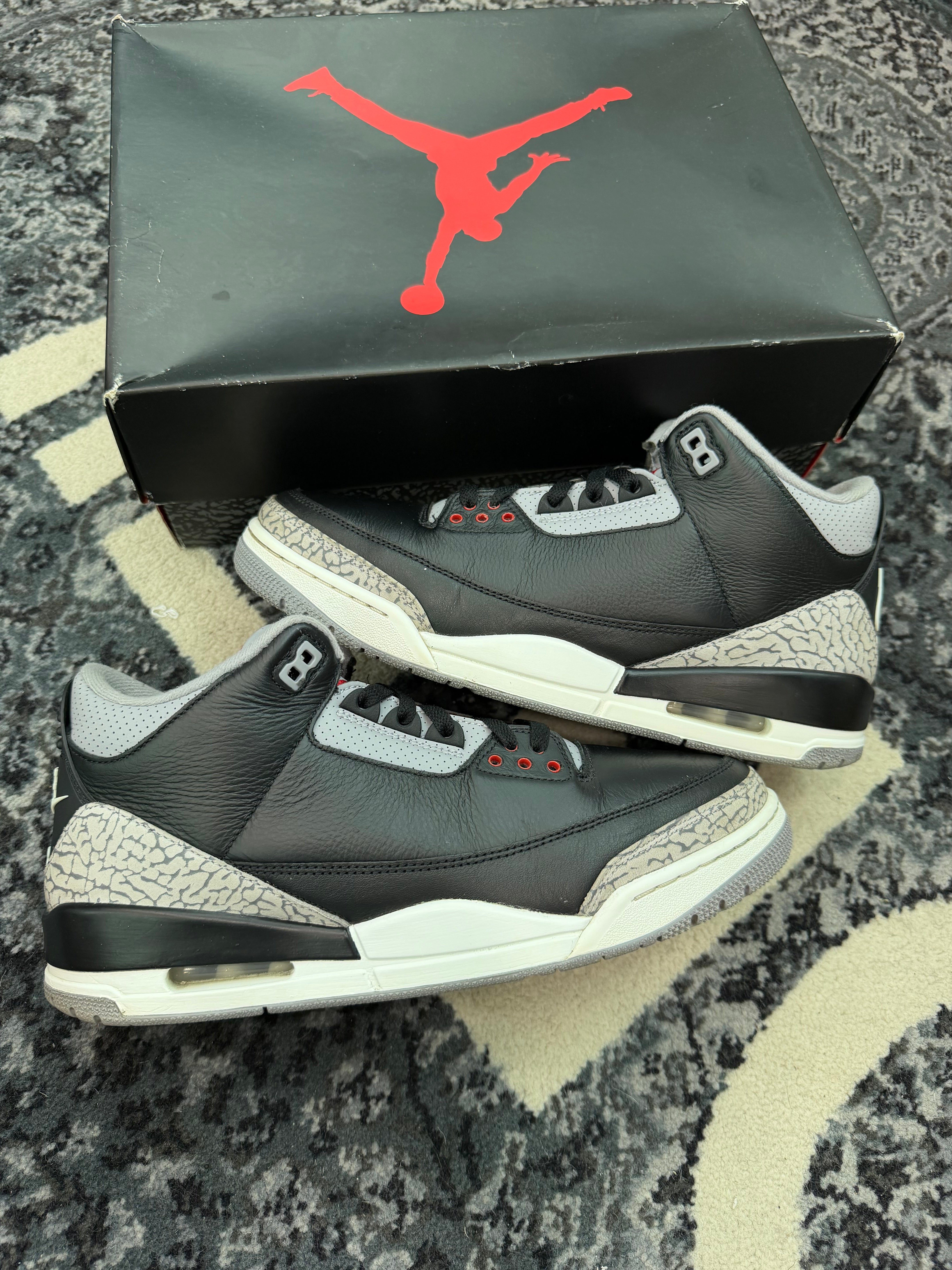 Jordan 3 “Black Cement” (2024)