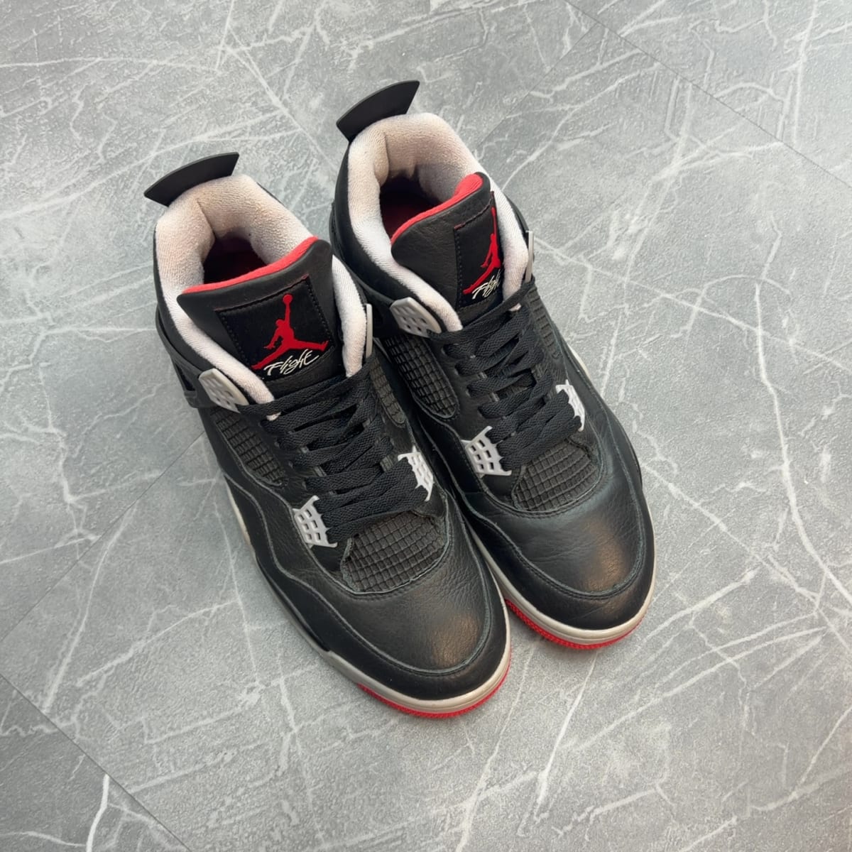 Jordan 4 Retro Bred Reimagined (Size 12) (Lightly Worn)
