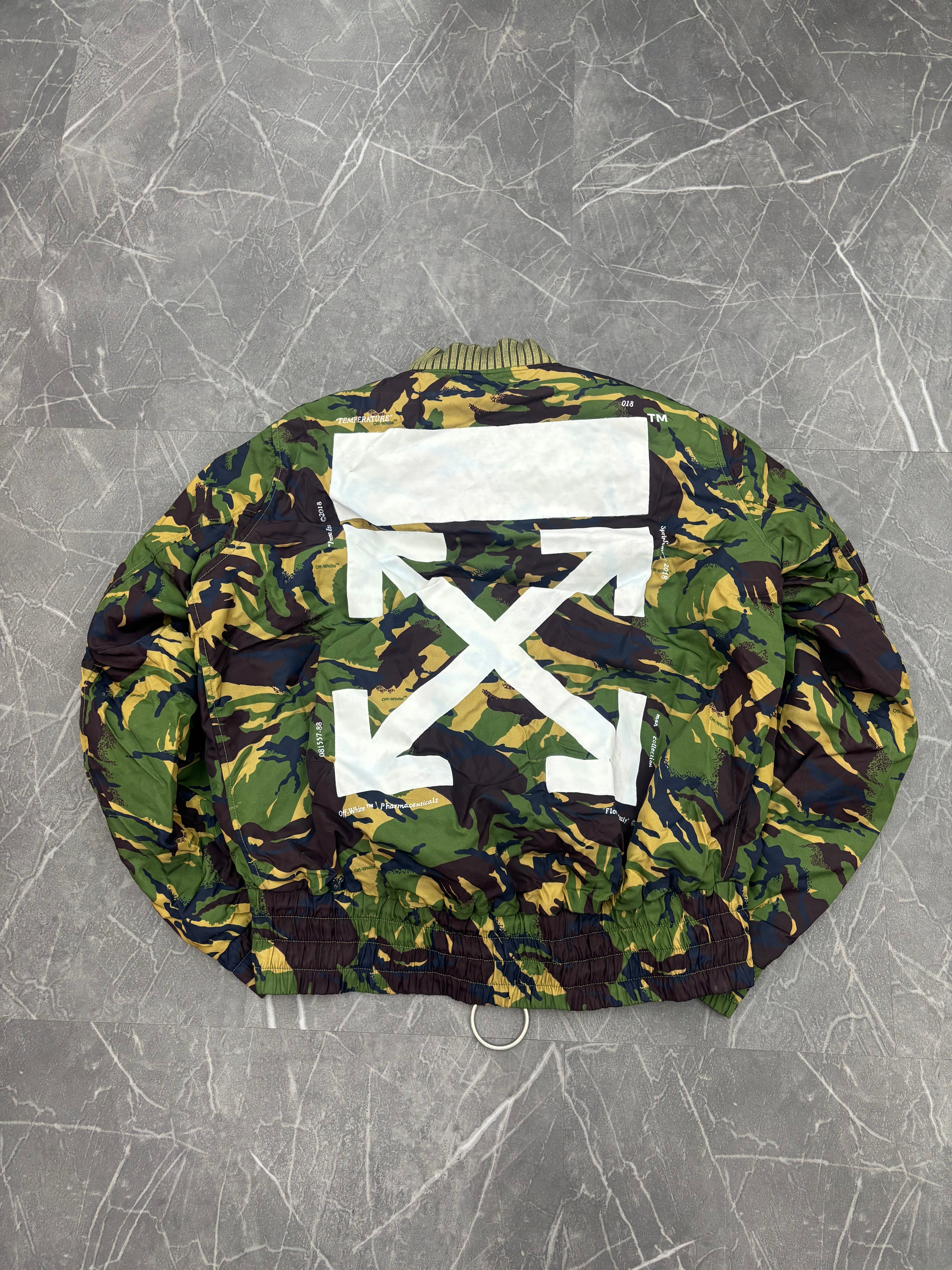 Off-White Camo Bomber Jacket