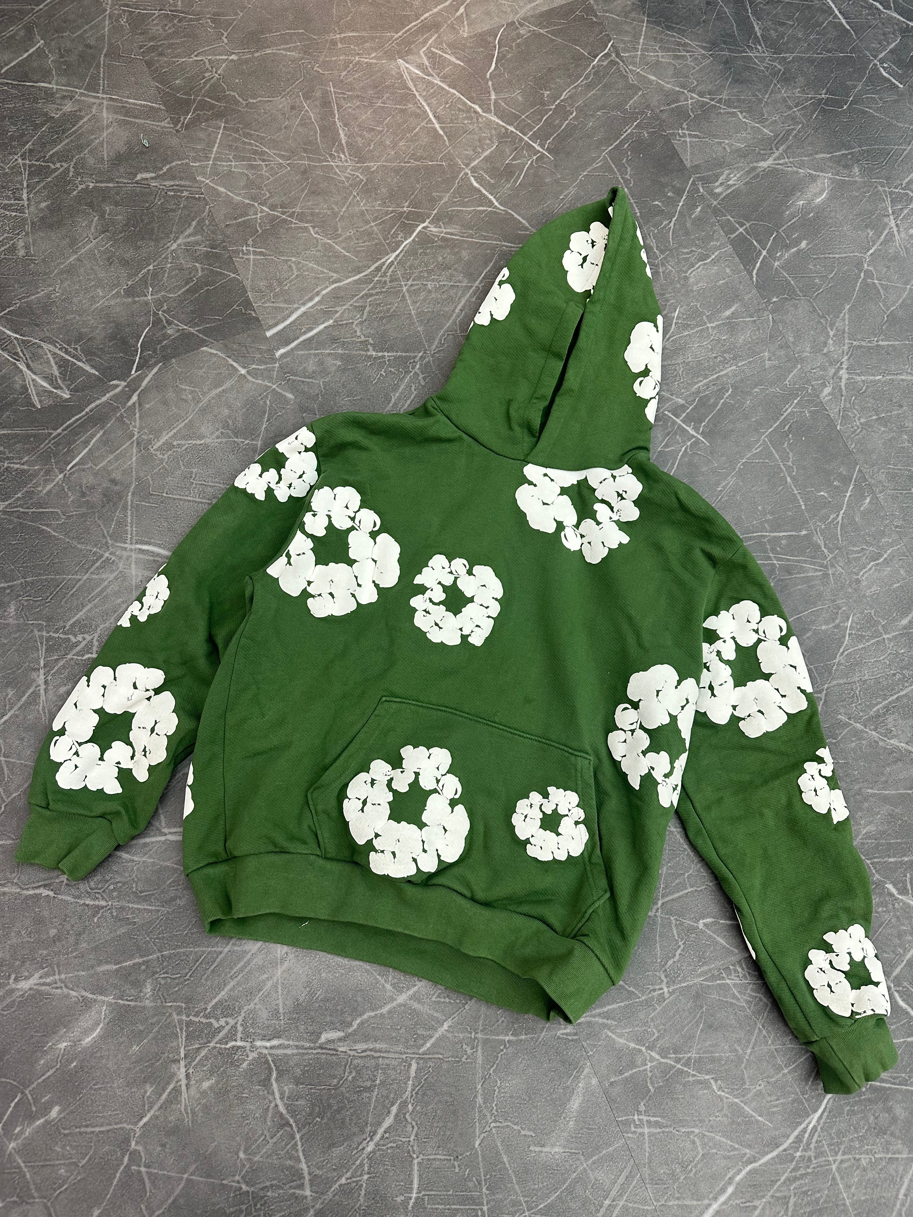 Denim Tears Cotton Wreath Hoodie “Green”