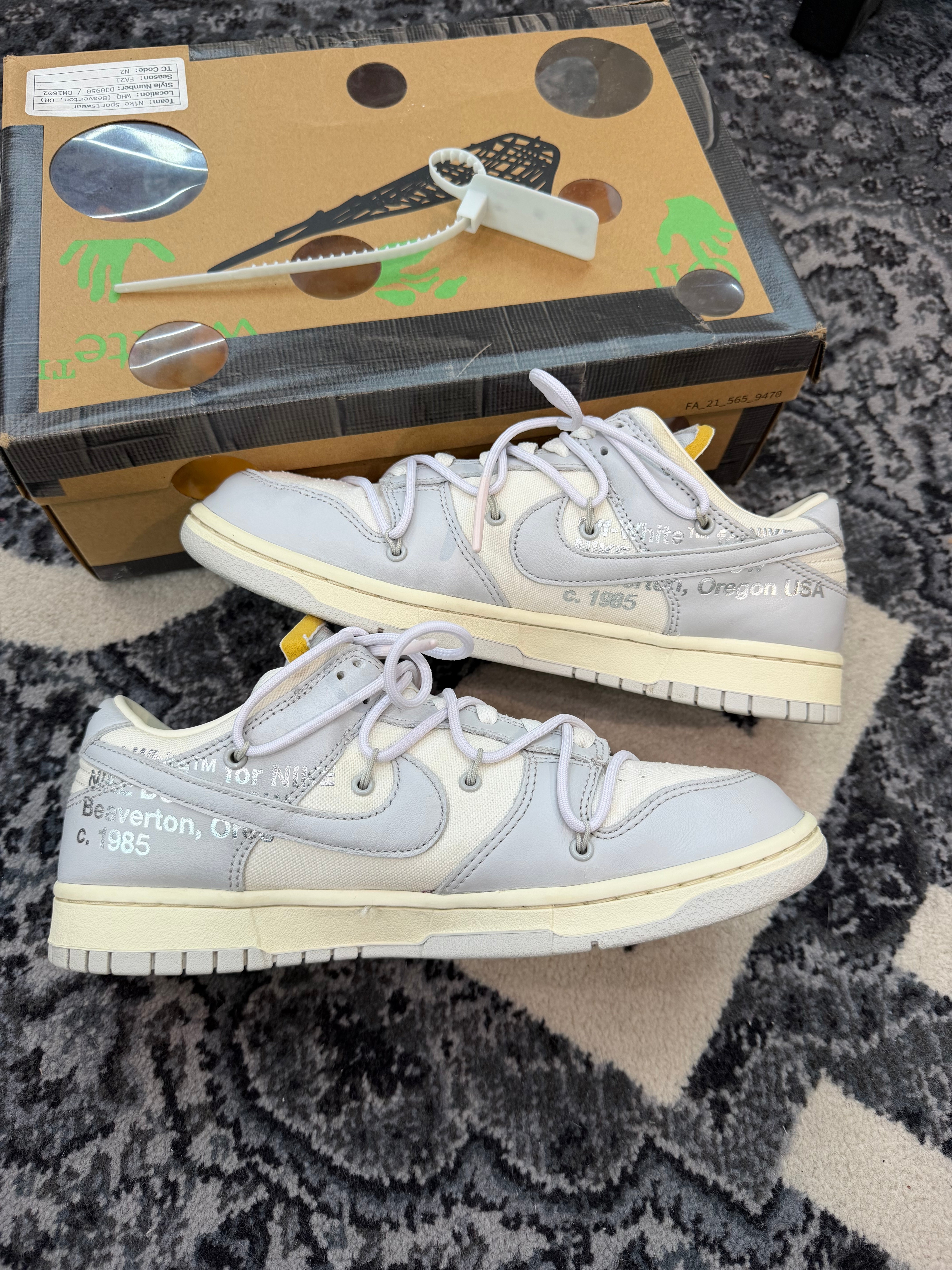 Nike Dunk Low x Off White “Lot 49 of 50”