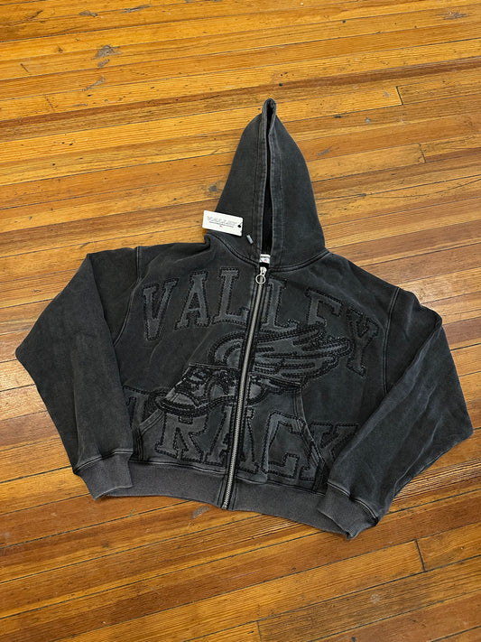 Vale Forever Black Cat Zip Up