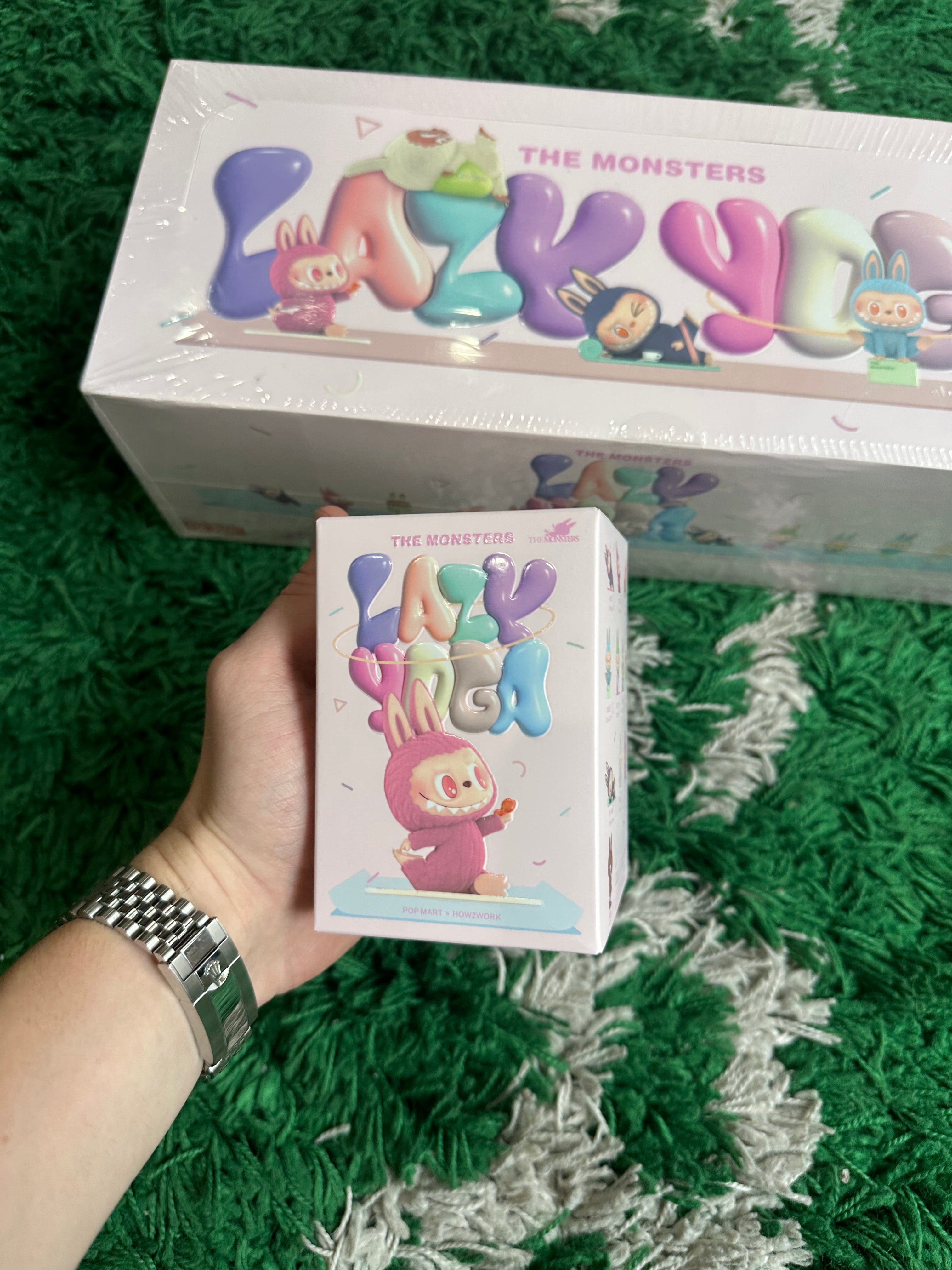 Pop Mart Labubu Lazy Yoga Figures Blind Box