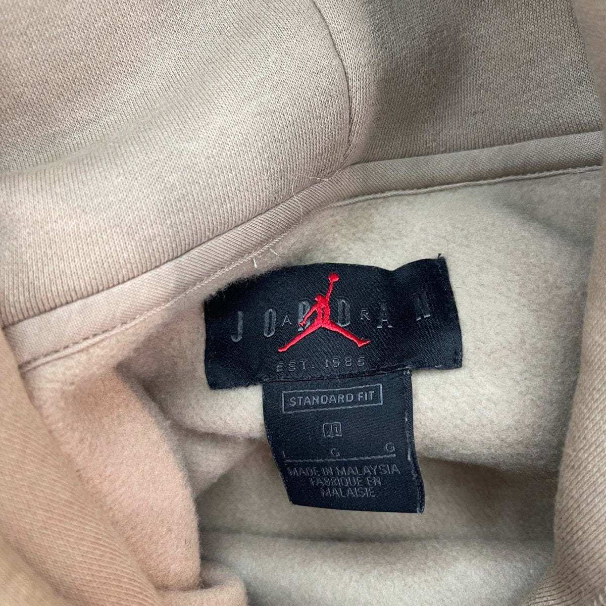 Travis Scott Cactus Jack x Jordan Pullover Hoodie Khaki/University Red - Image 4