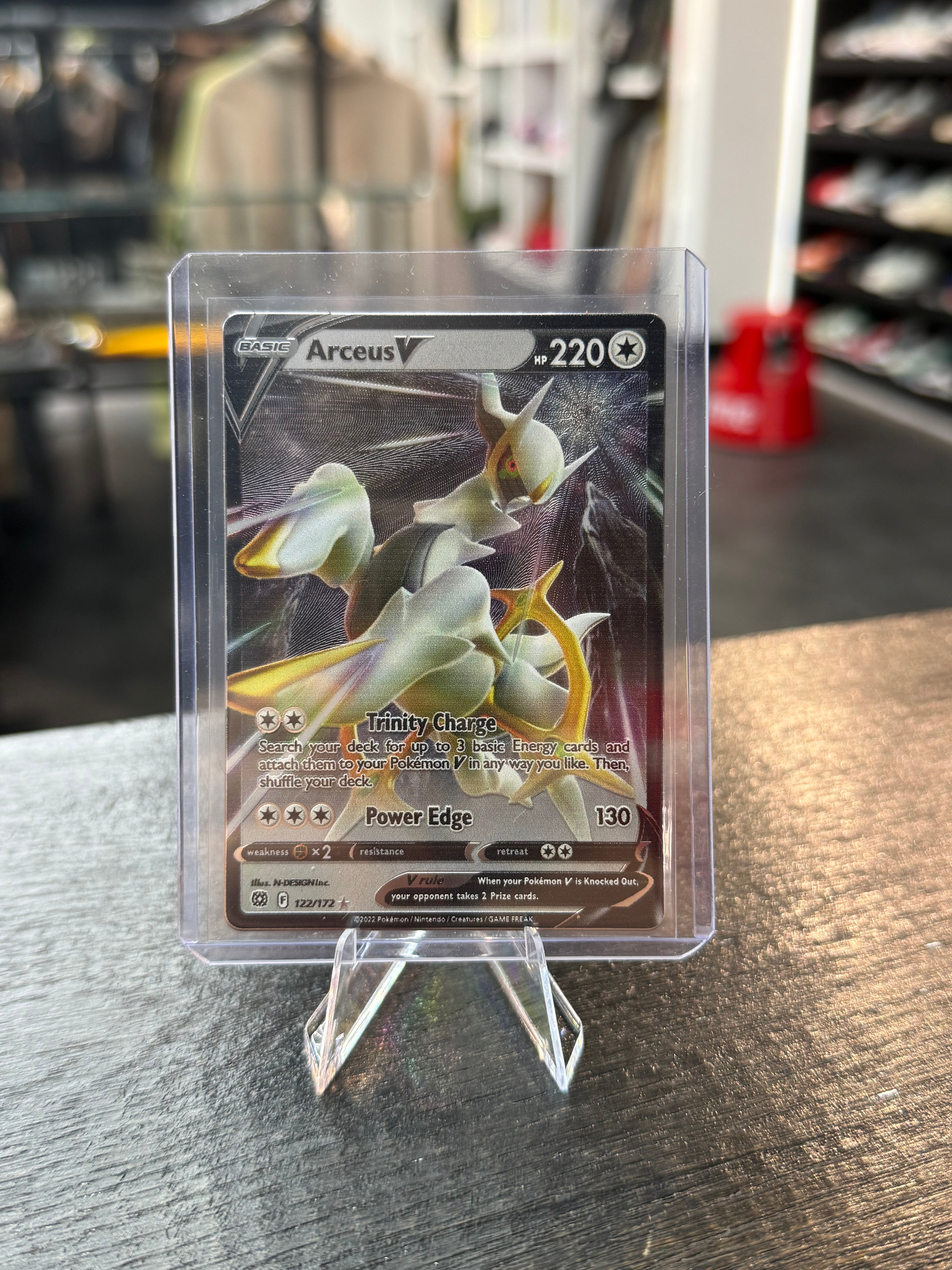 Arceus V 122/172 (Metal Card)
