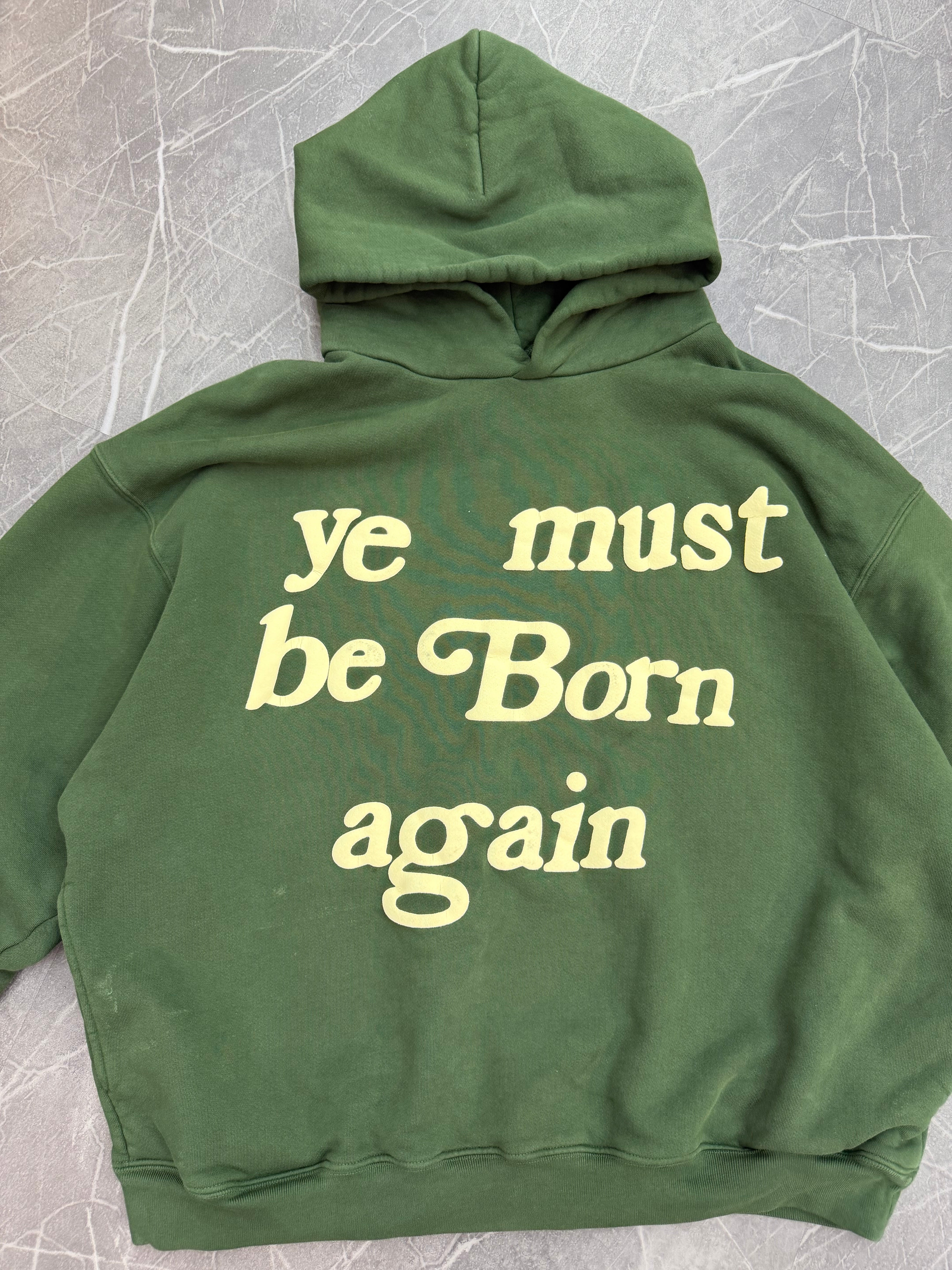 CPFM Ye Must Be Born Again Hoodie “Green”