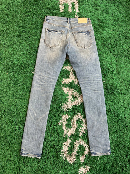 Purple Brand Jeans Blue Rip Cheetah Patches (30)