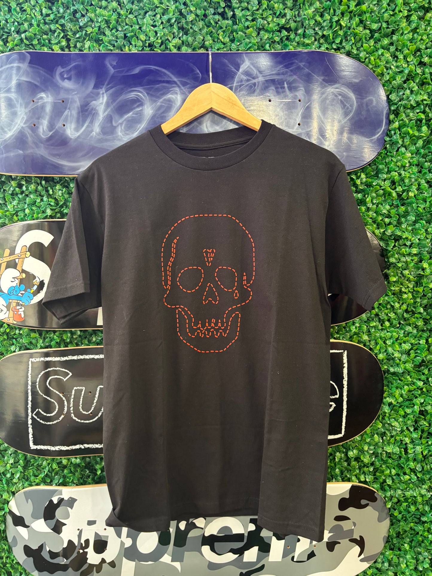 VLone Skeleton Stitch Tee “Black”