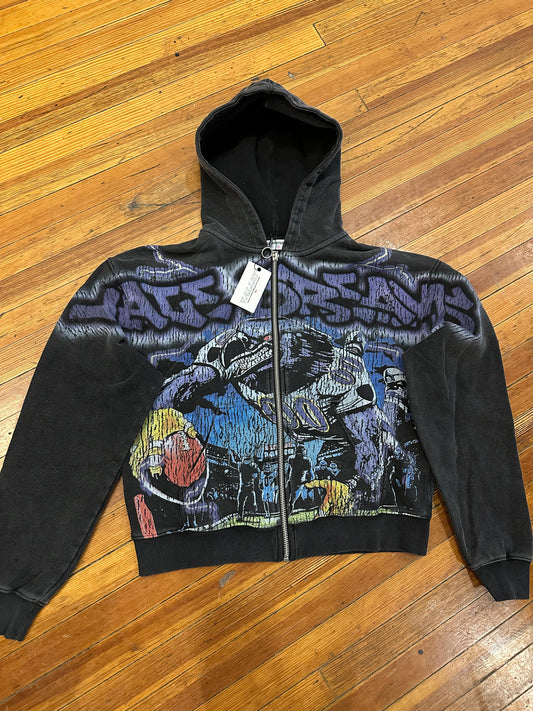 Vale Forever Zip Up “Raven”