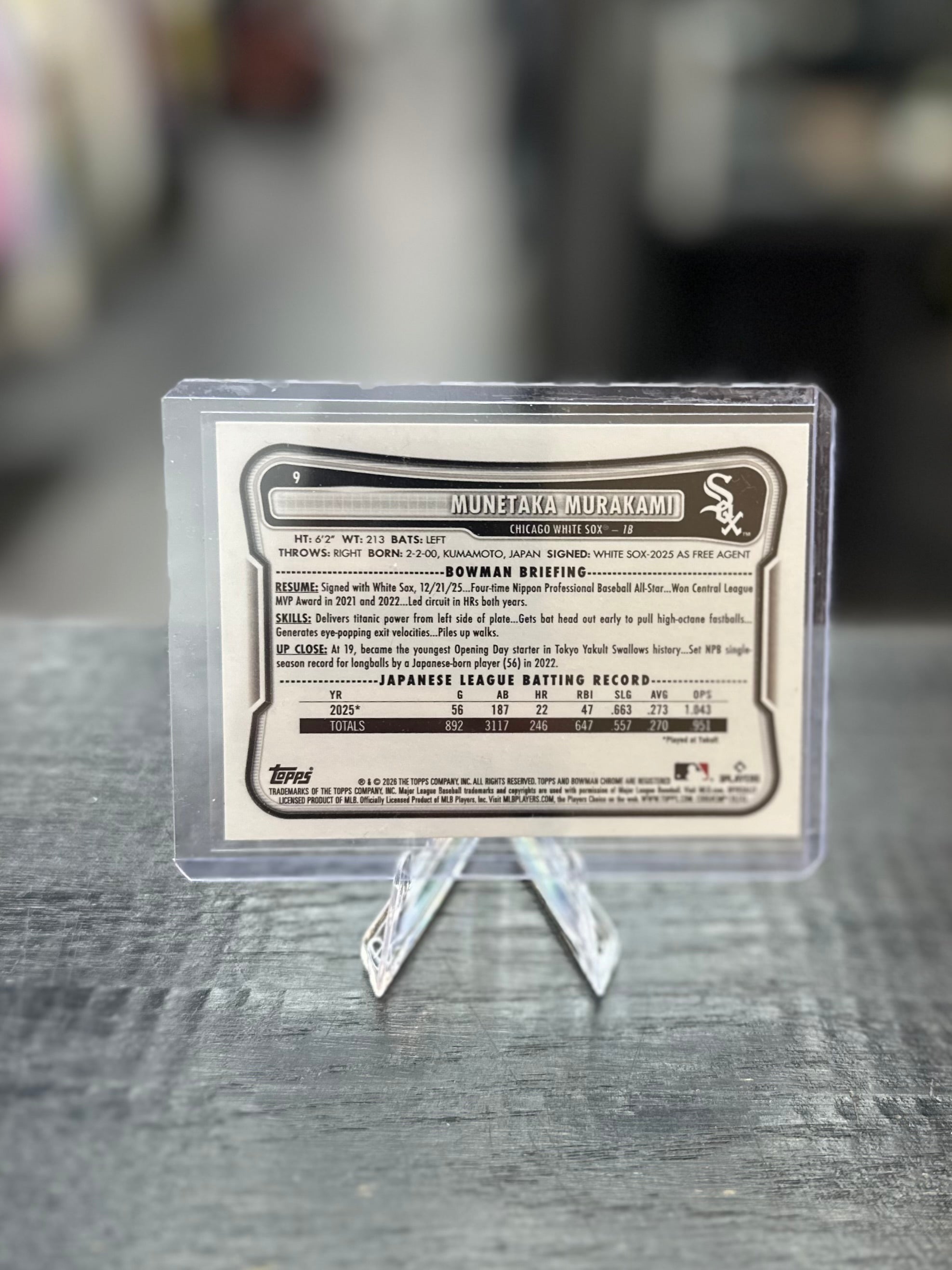 2026 Bowman Munetaka Murakami RC