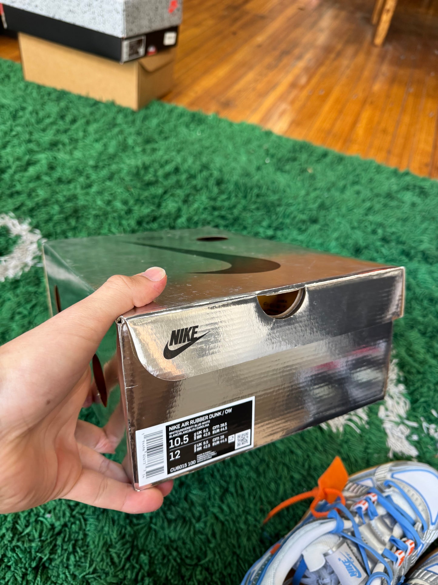 Off-White Rubber Dunk “UNC”