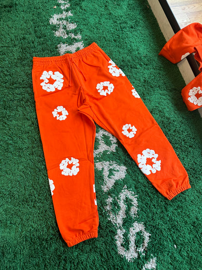 Denim Tears Cotton Wreath Sweatpants “Orange”