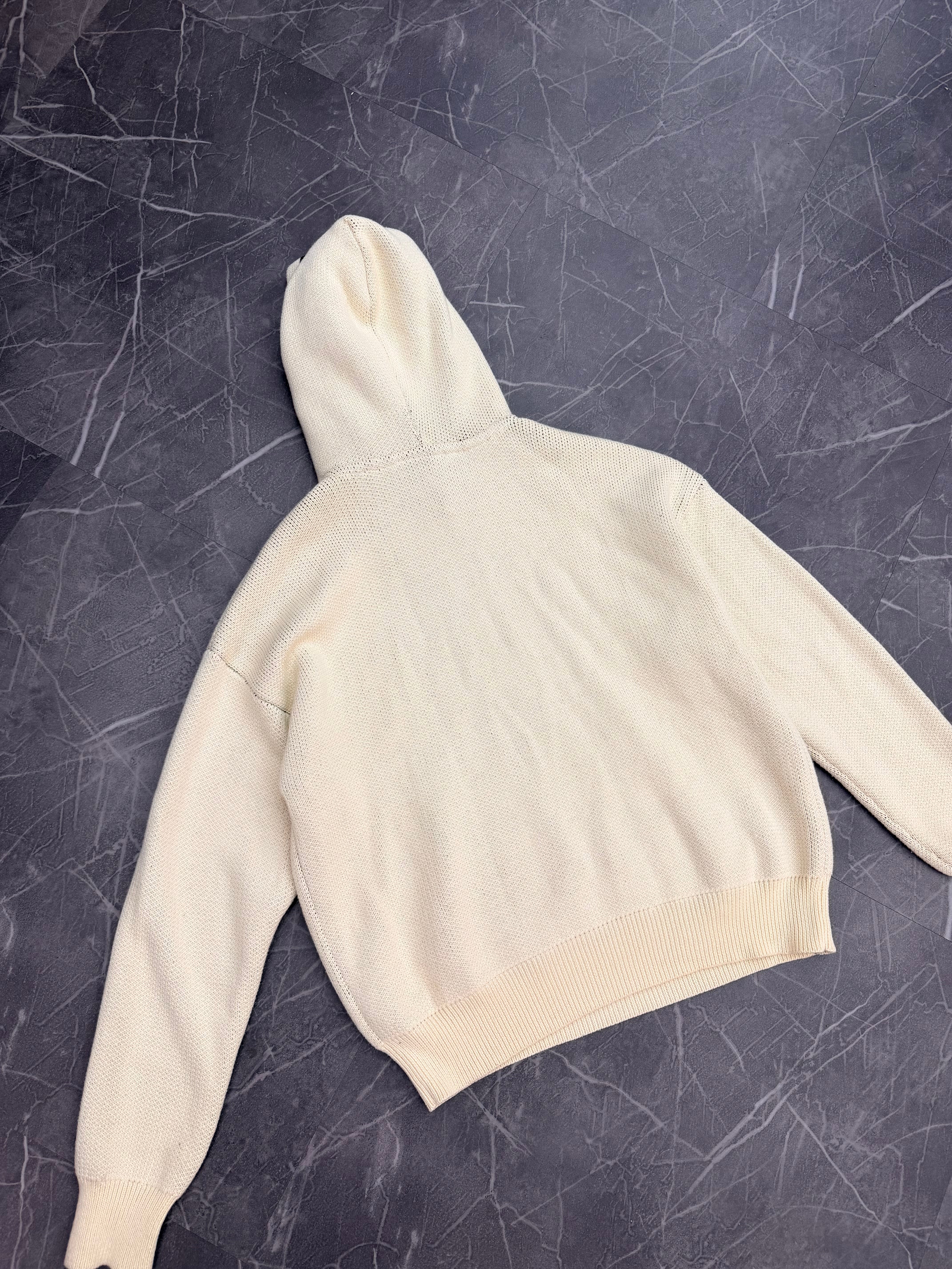 Essentials Knit Hoodie “Buttercream”