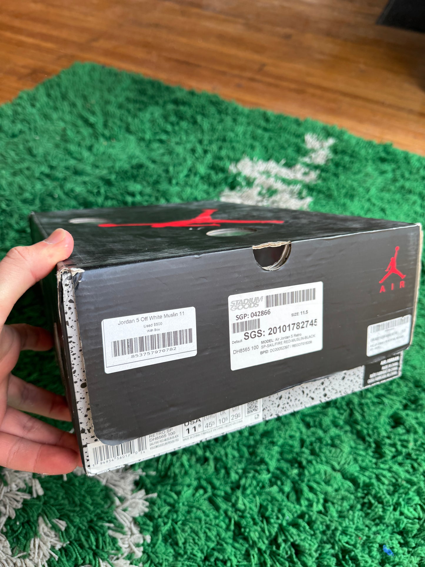 Jordan 5 x Off White “Muslin”