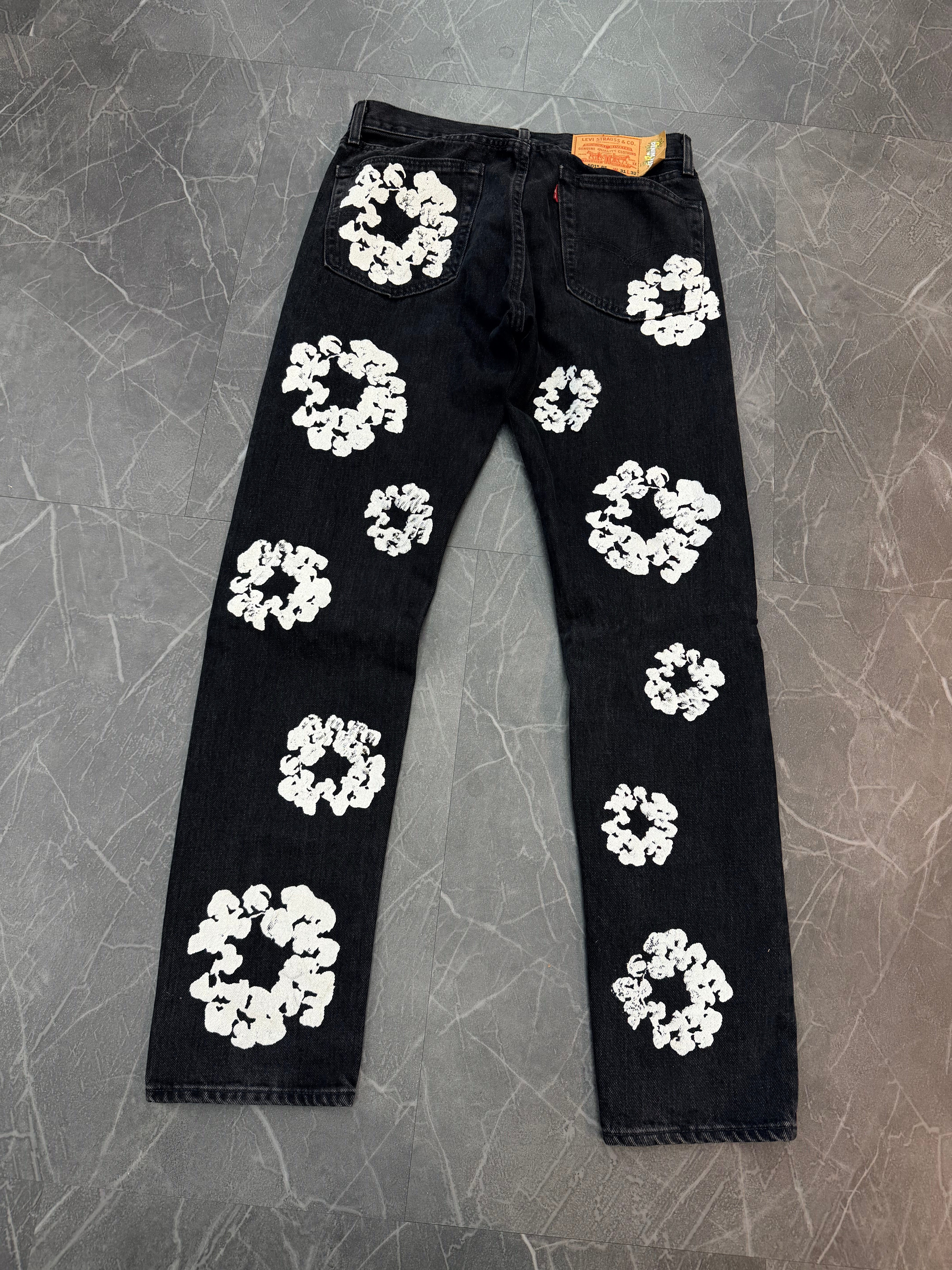 Denim Tears Cotton Wreath Jeans “Black”