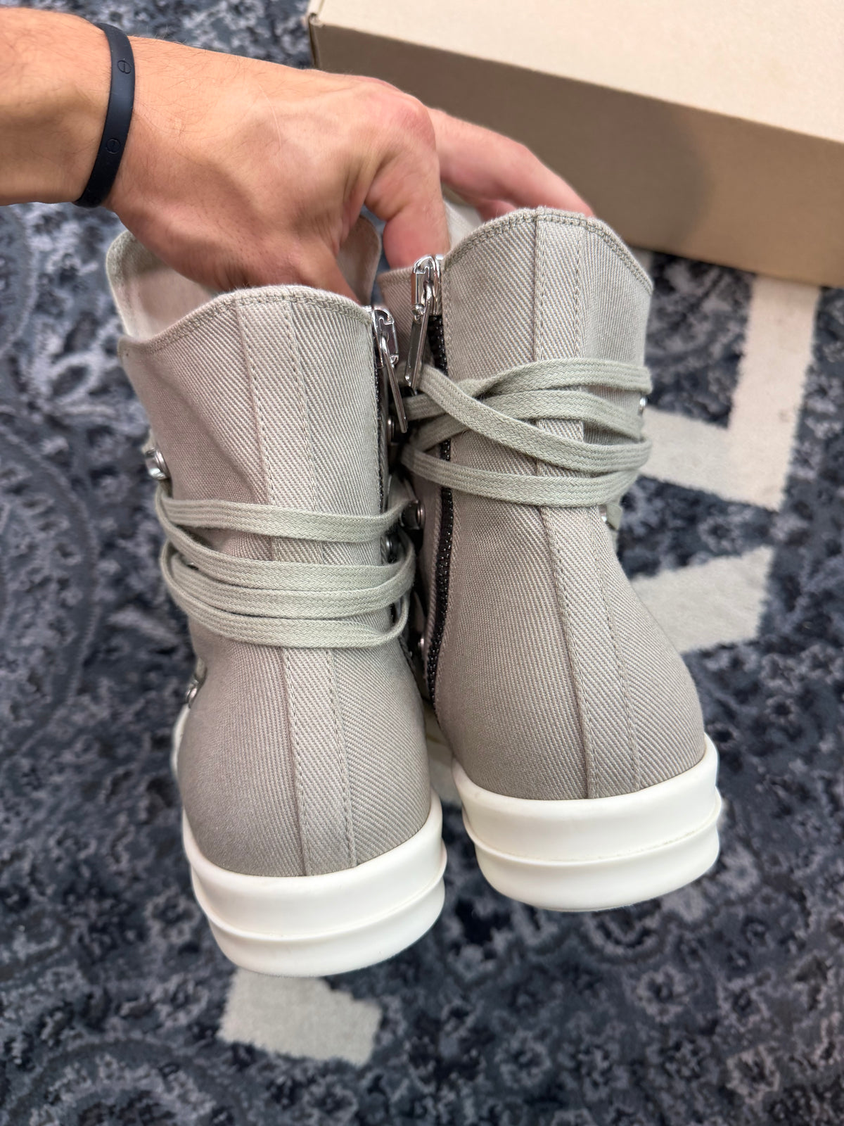 Rick Owen’s Dark Shadow High “Grey”