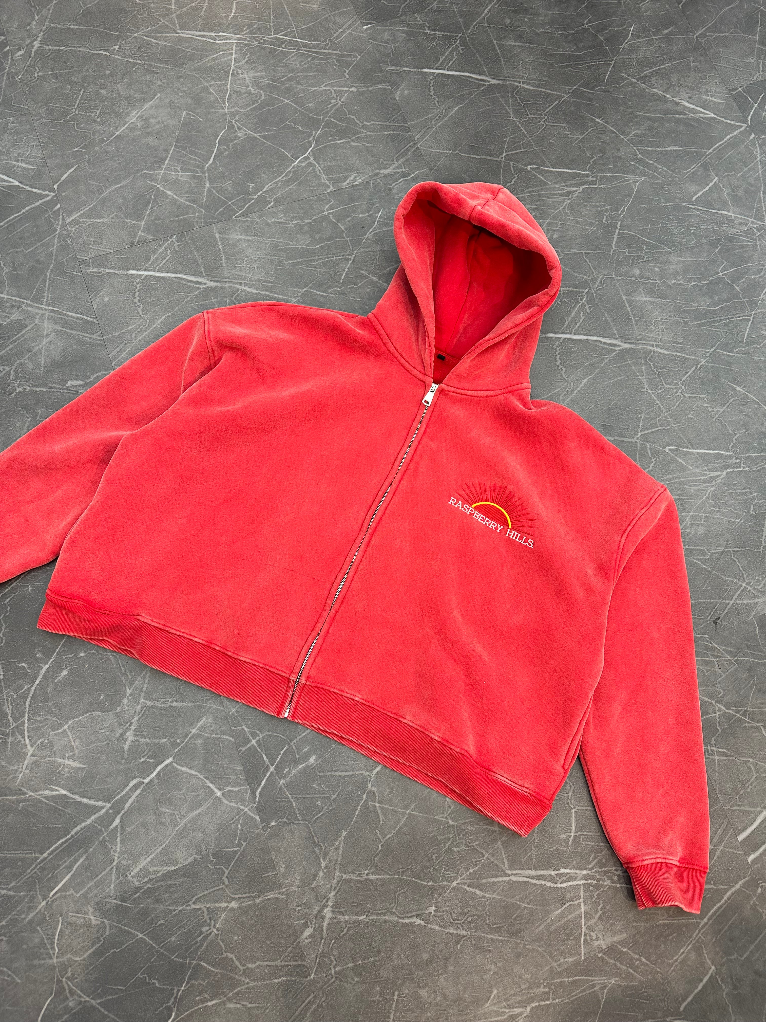 GV Gallery Raspberry Hills Washed Red Casamigo Zip Up