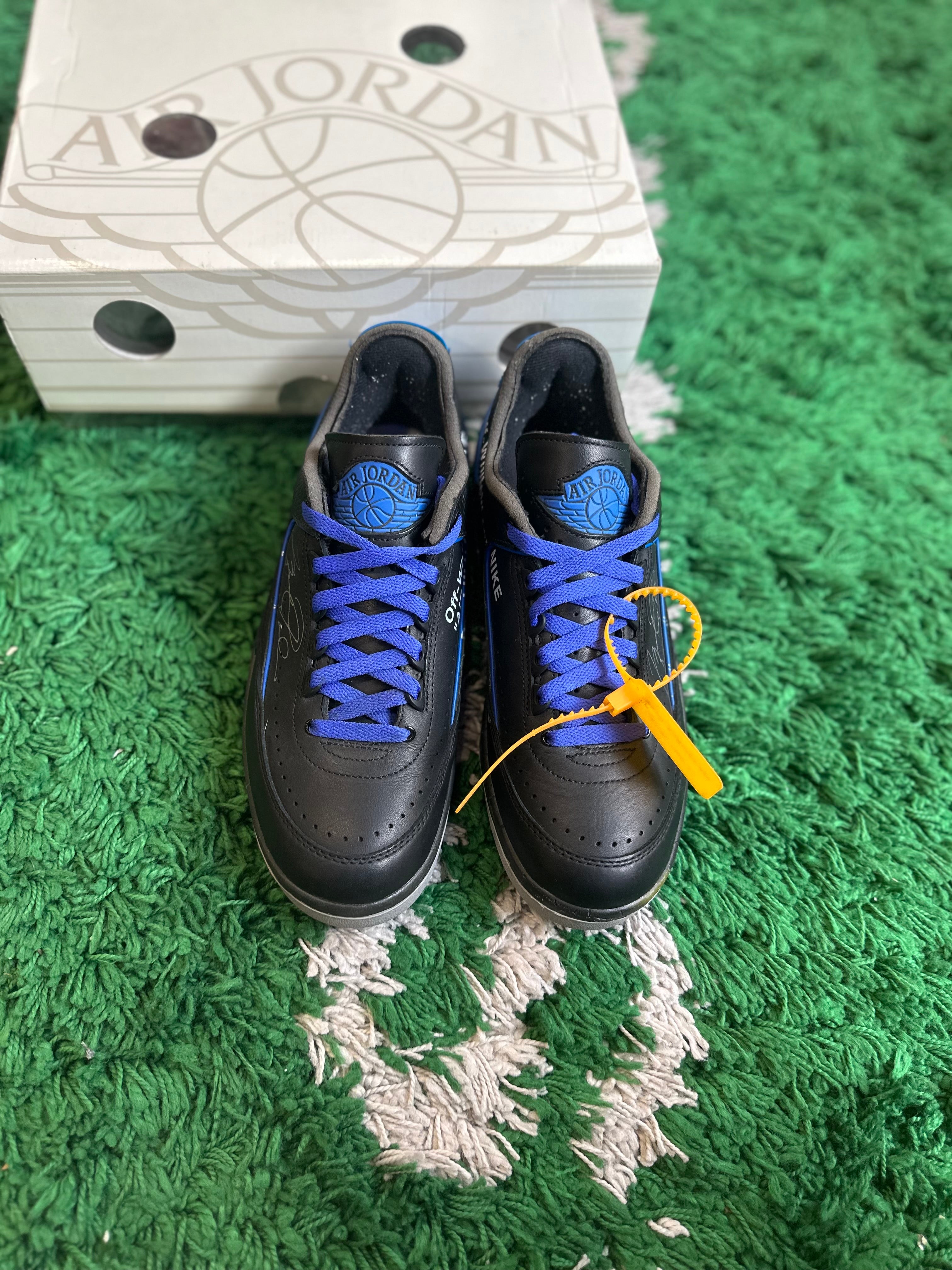 Off-White Jordan 2 “Black Blue”