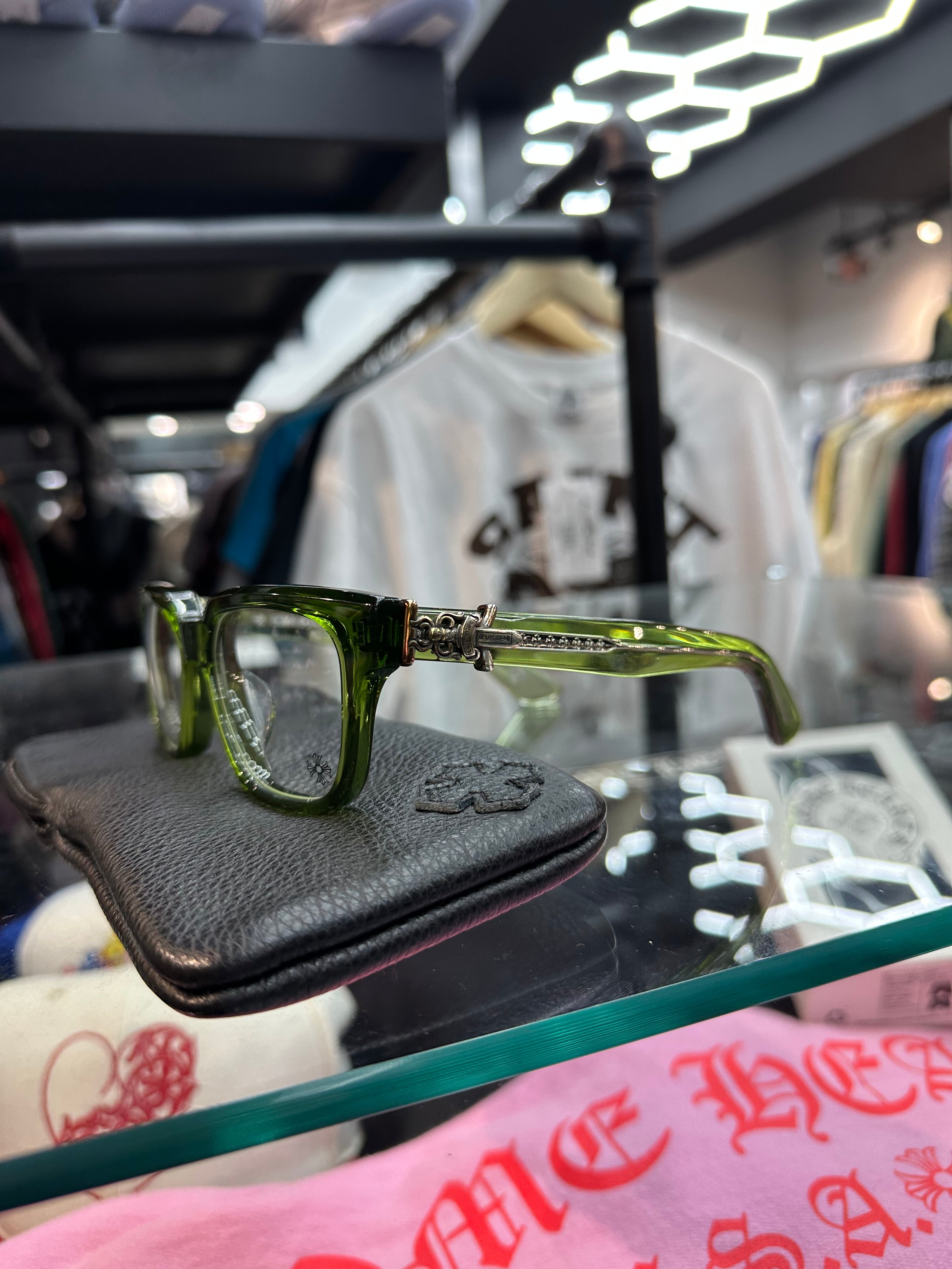 Chrome Hearts VAGILLIONAIRE II Glasses Green