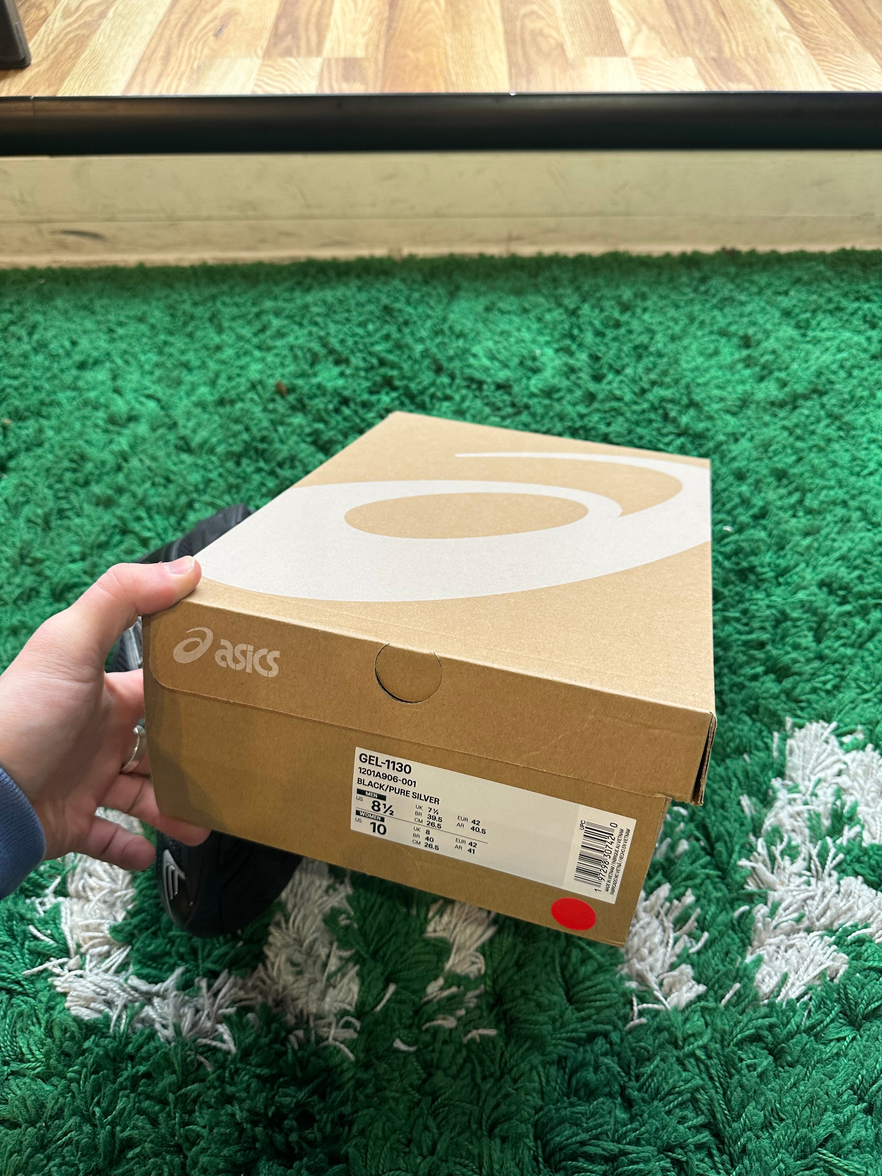 ASICS Gel-1130 “Black Pure Silver”