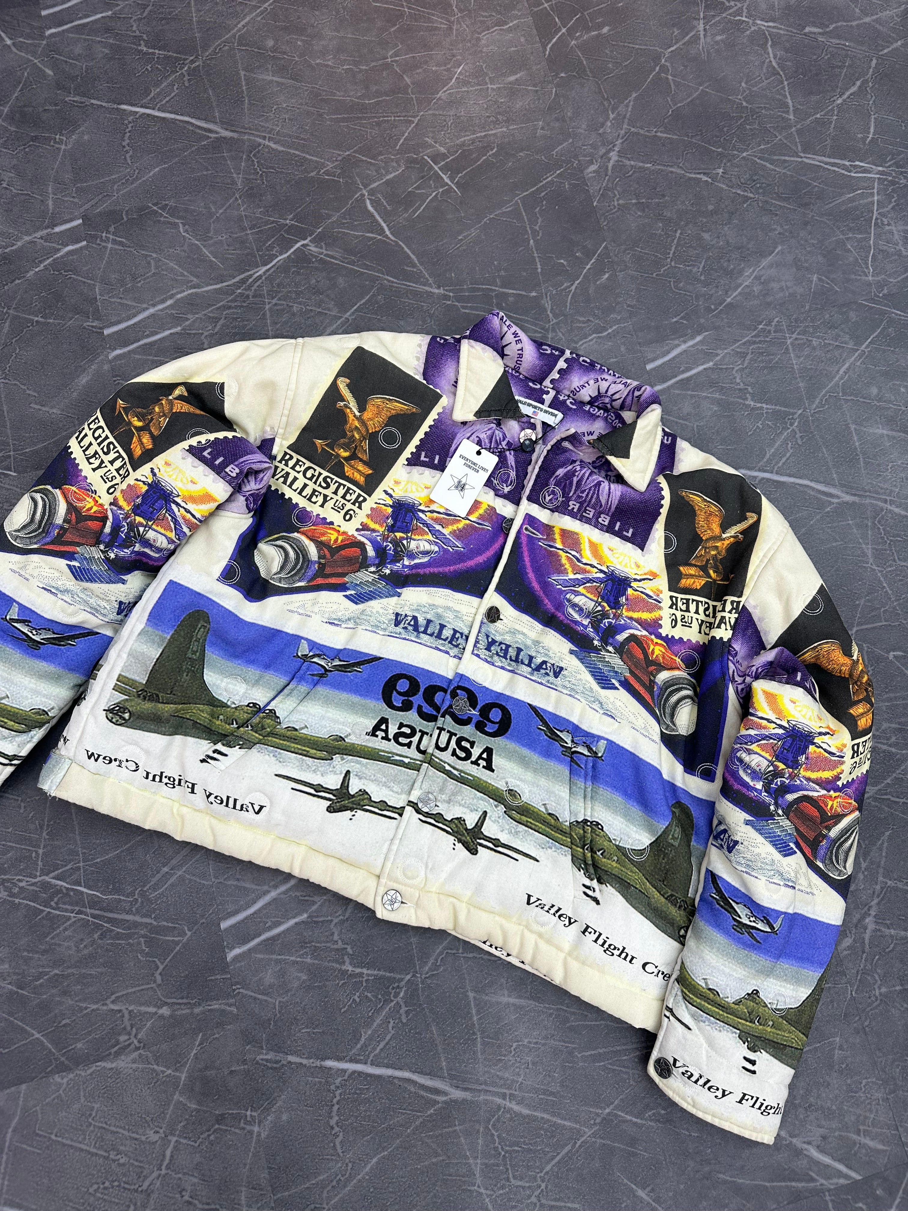 Vale Pilot Puffer Jacket AOP