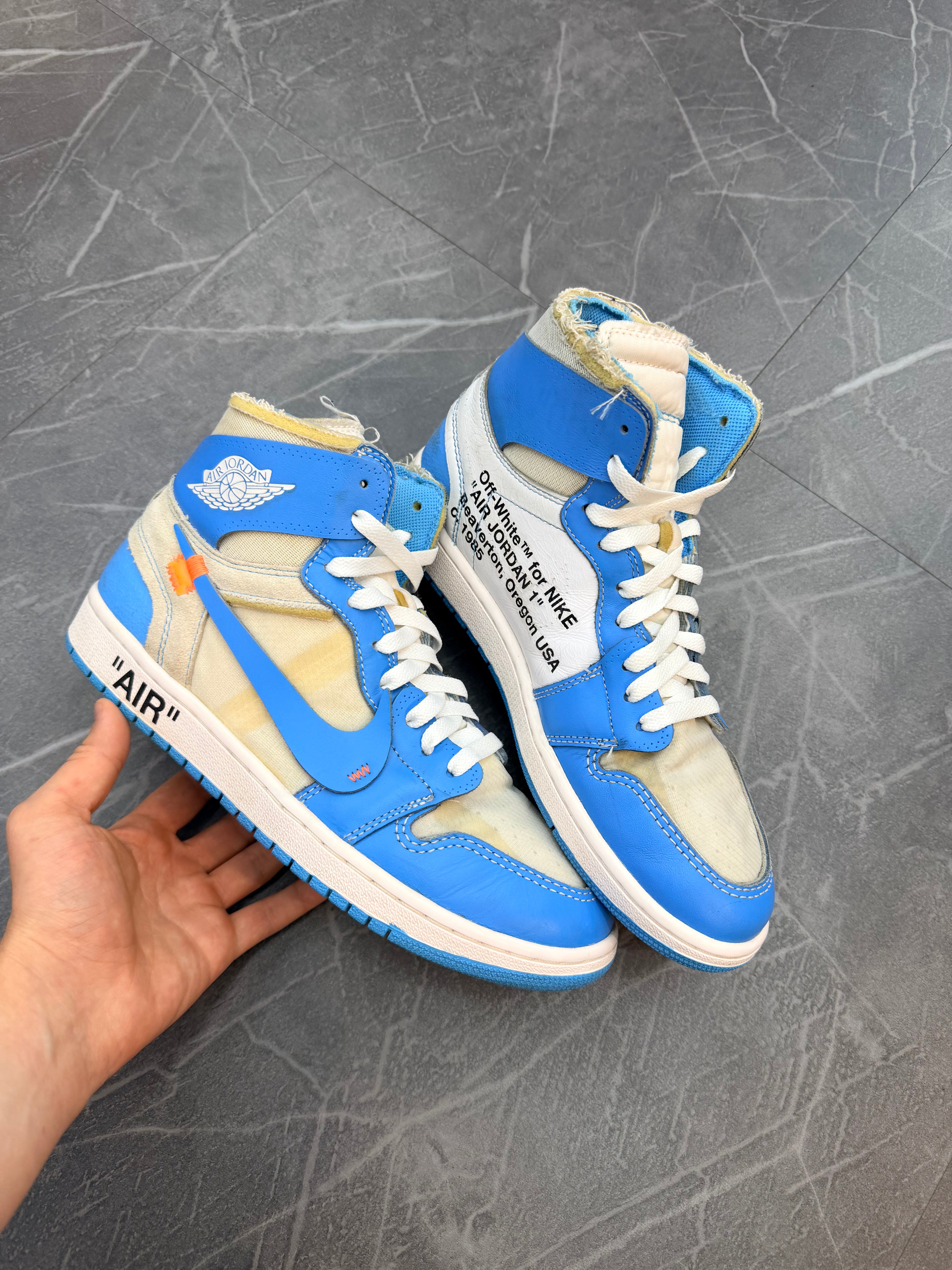 Off-White Jordan 1 High “UNC”
