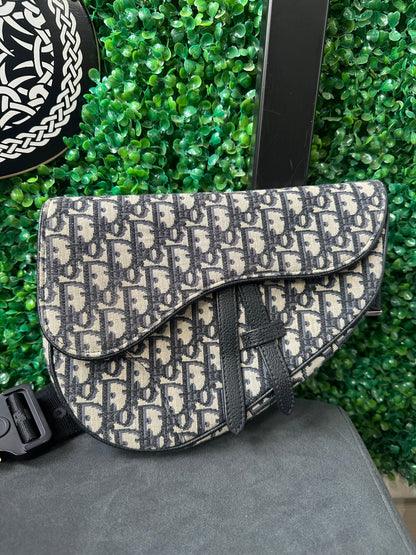 Dior Saddle Bag Oblique Jacquard