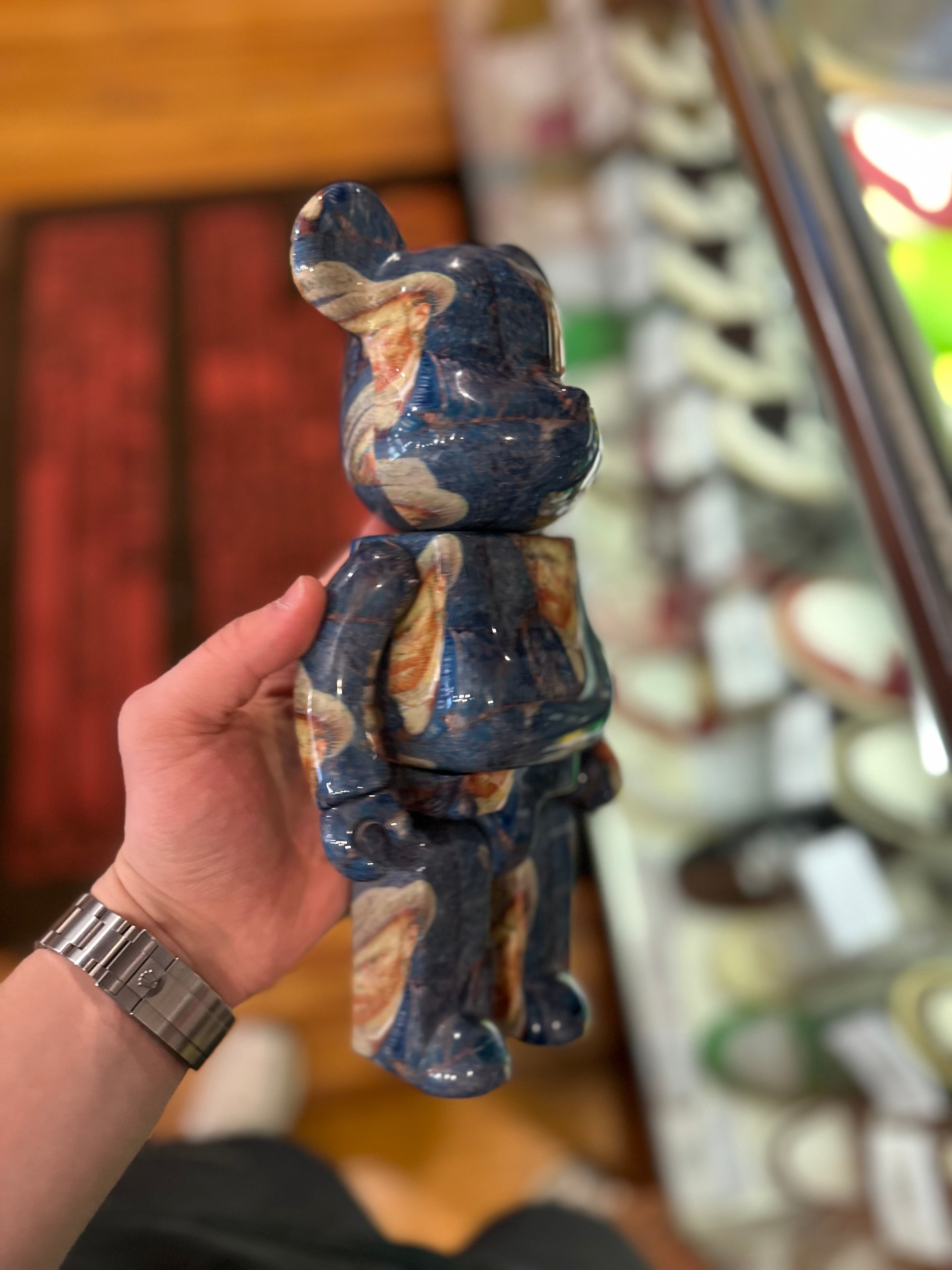 BearBrick 400% & 100% “Van Gogh Self Portrait Grey Hat”