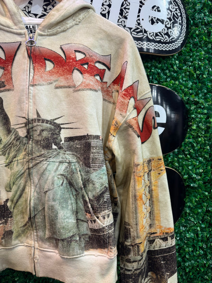 Vale Forever NYC Zip Up White