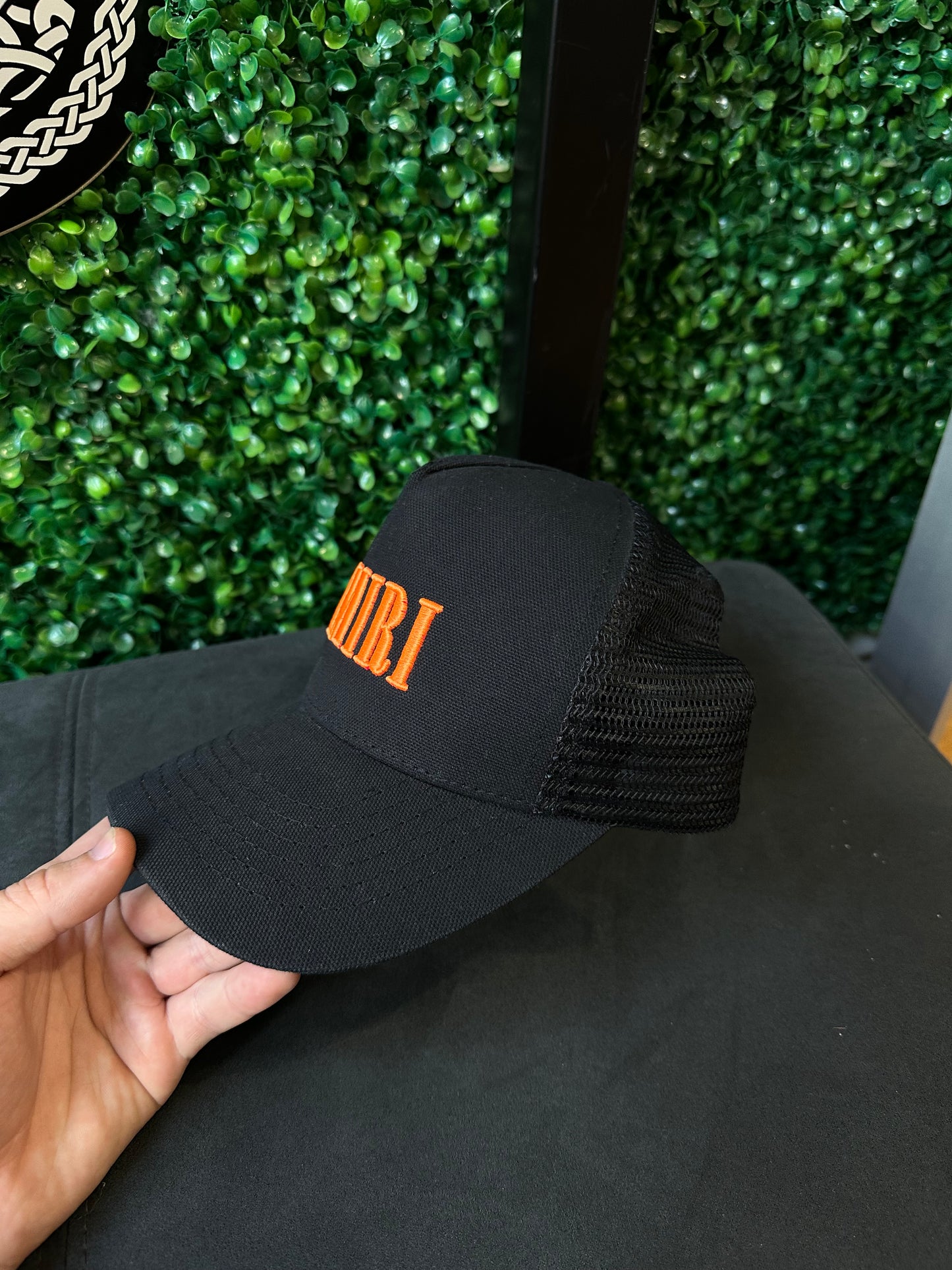 Amiri Hat “Black Orange”