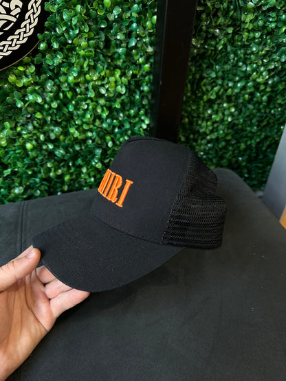 Amiri Hat “Black Orange”