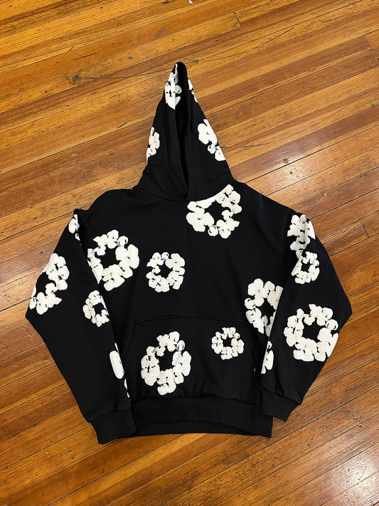 Denim Tears Hoodie “Black Cotton Wreath”