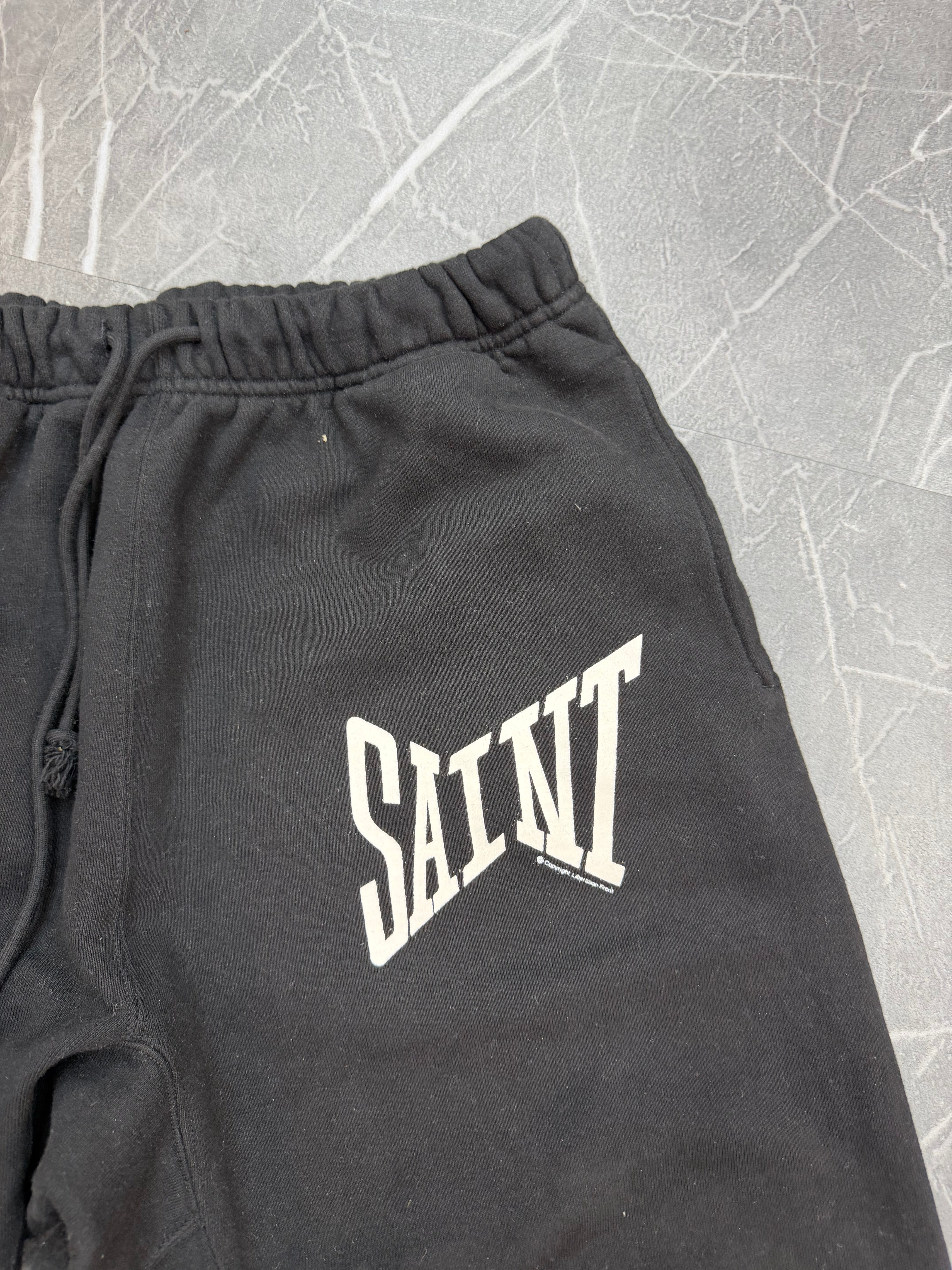 Saint Michael Ribbon Saint Sweatpants “Black”